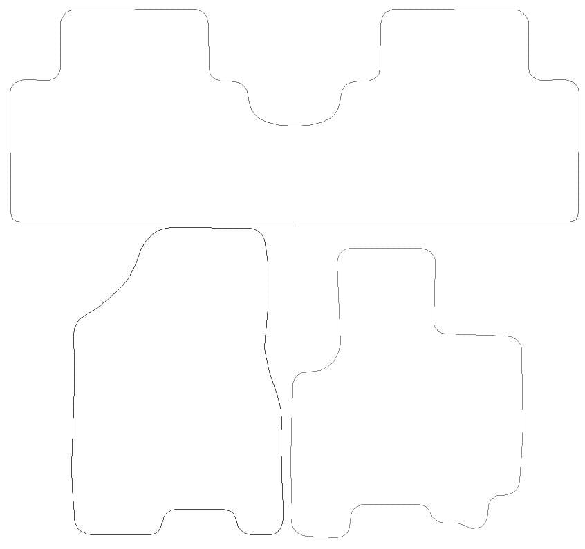 Kia Sportage Graphite - Luxury Mats 0 Clips (SS7178)