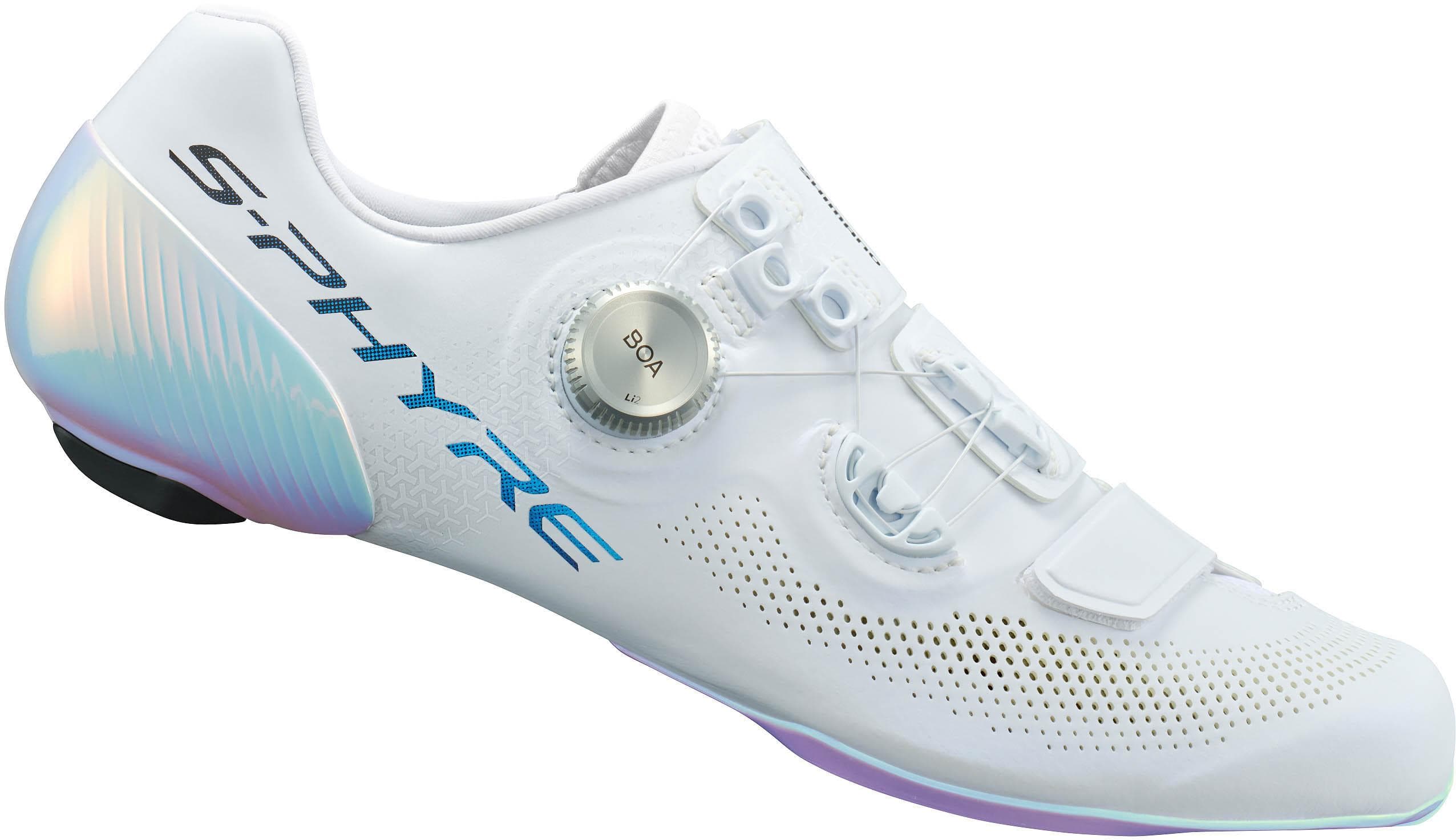 Shimano S-PHYRE PWR RC903P Road Shoes, White, 48