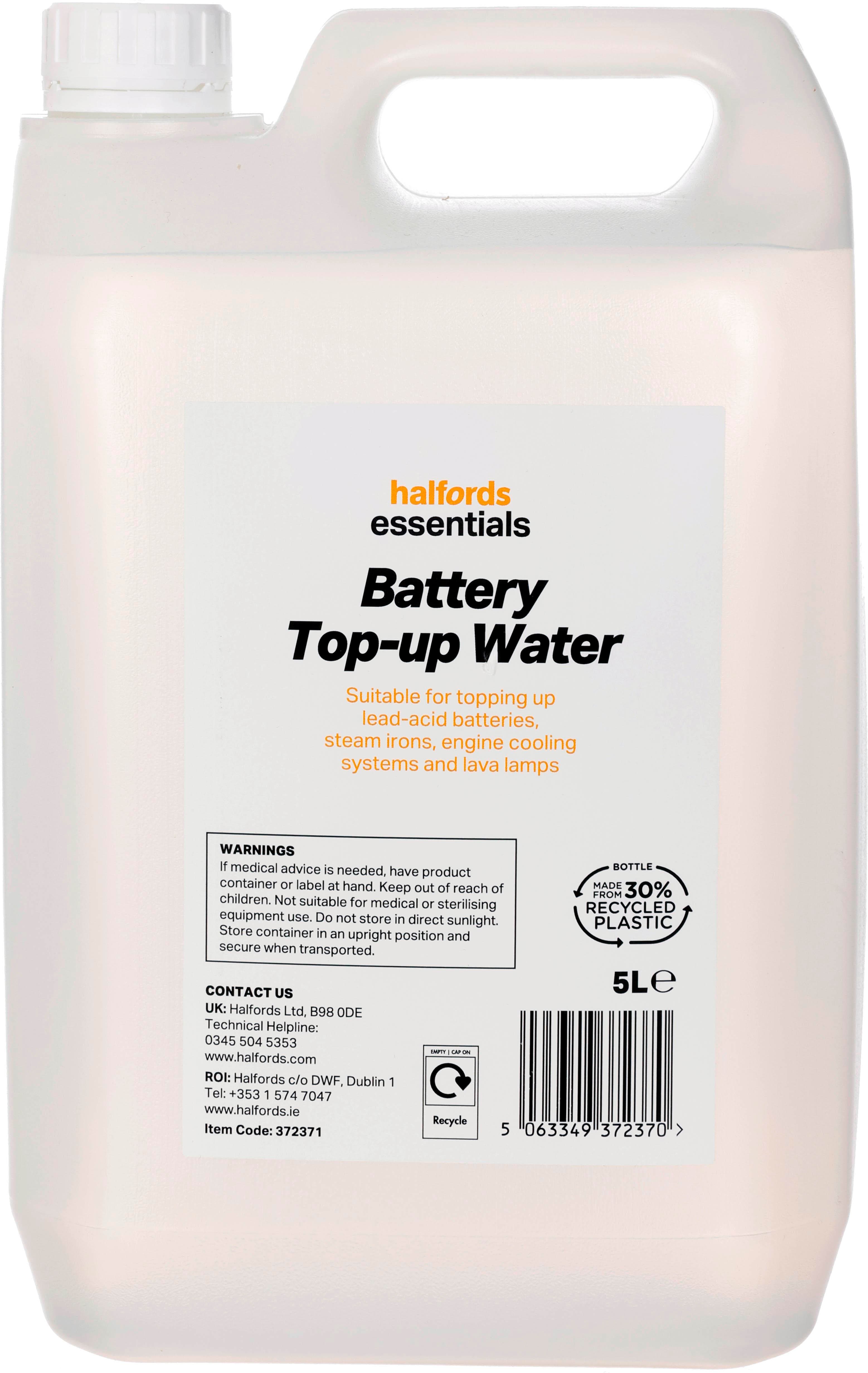 Battery Top Up Water 5L
