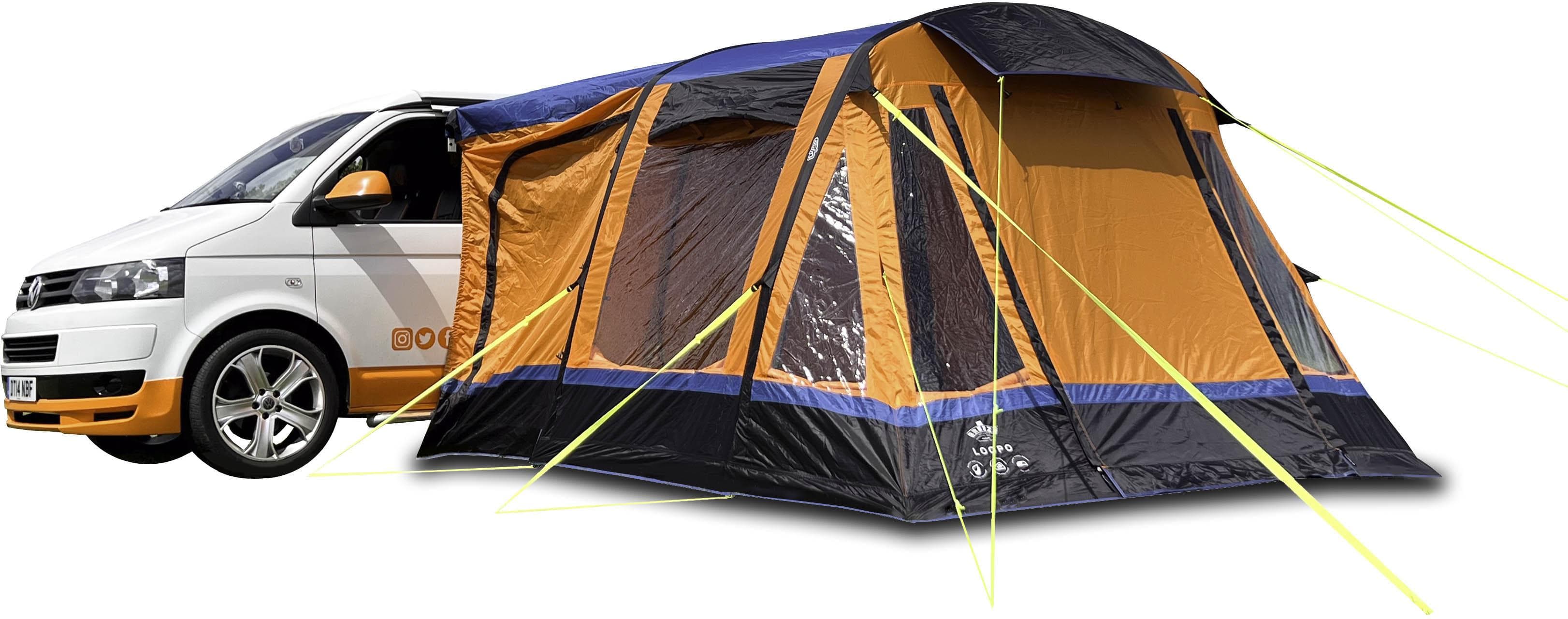 Loopo Breeze v2 Campervan Awning (Orange/ Grey)