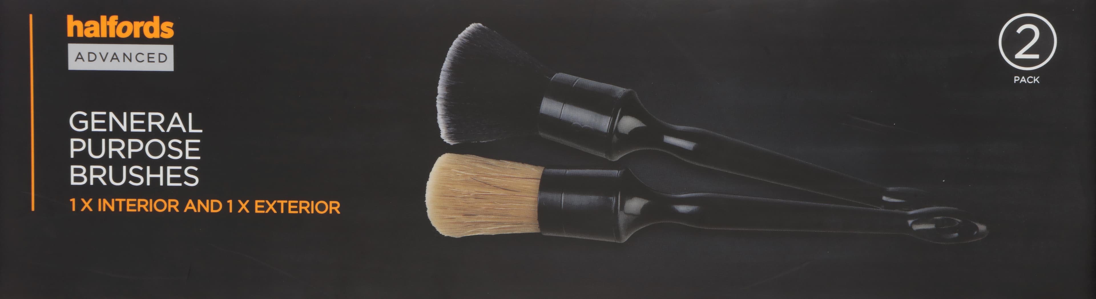 Halfords Advanced General Purpose Brush Twin Pack