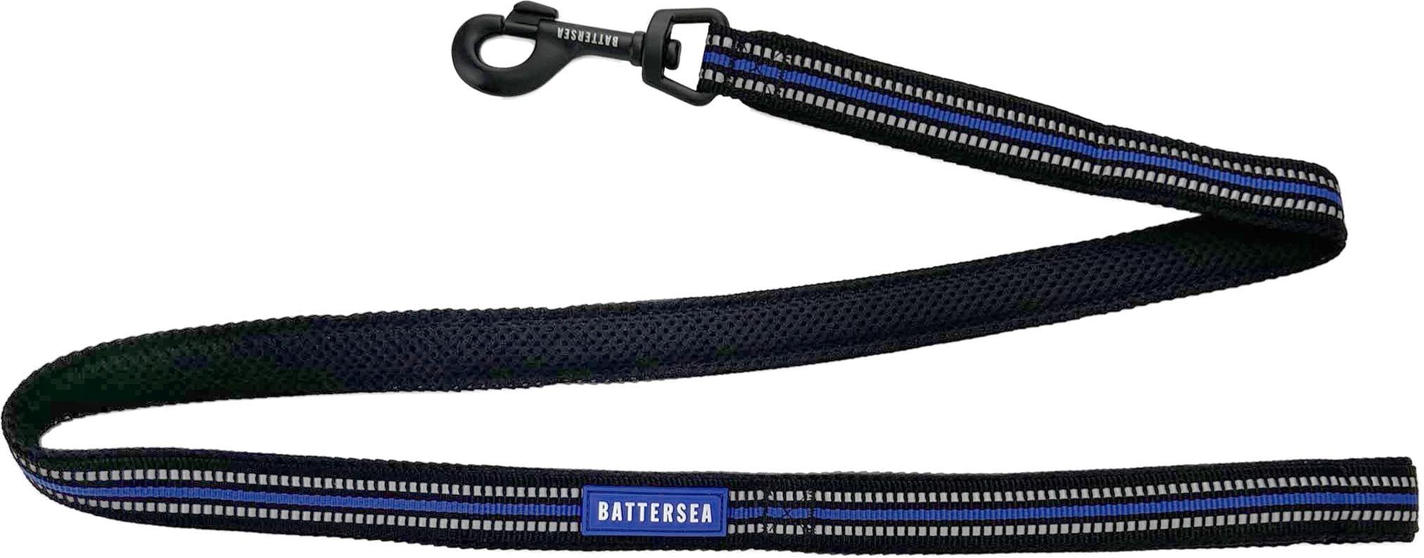 Reflective Dog Lead Blue 110cm