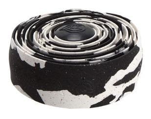 Cinelli Macro Splash Cork Handlebar Tape, Wht/Blk