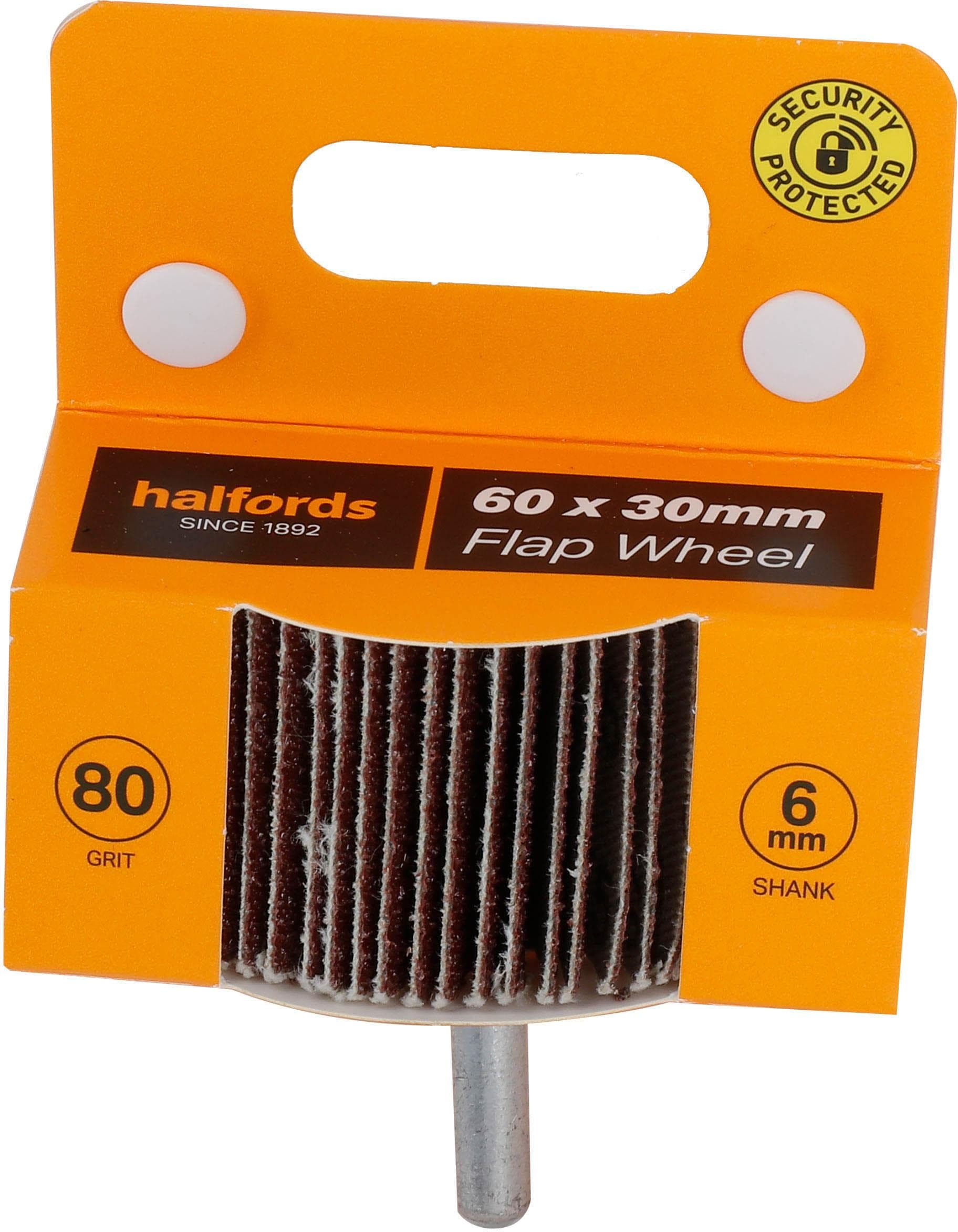 Halfords 60 x 30mm flap wheel
