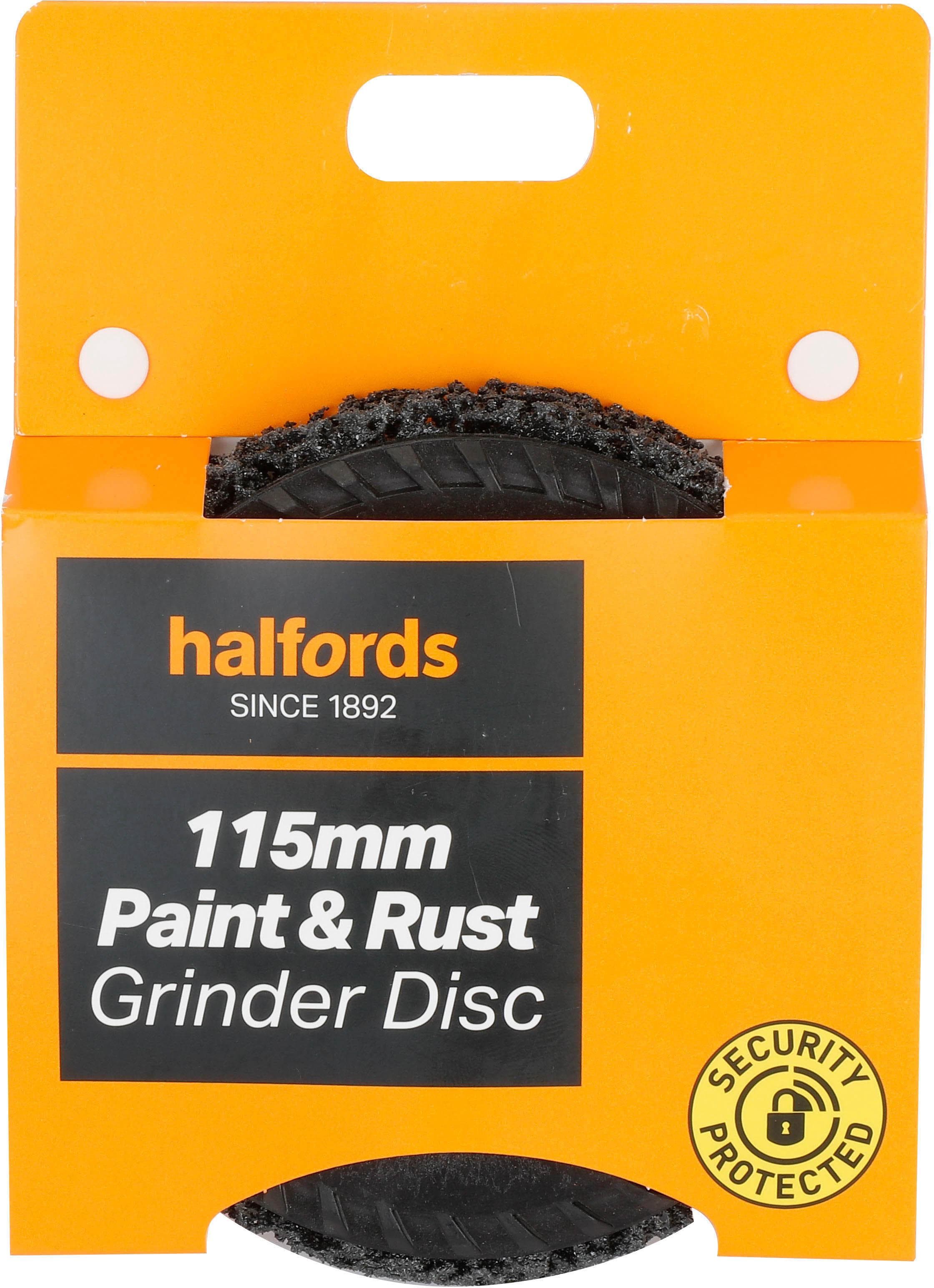 Halfords 115mm paint & rust removal disc
