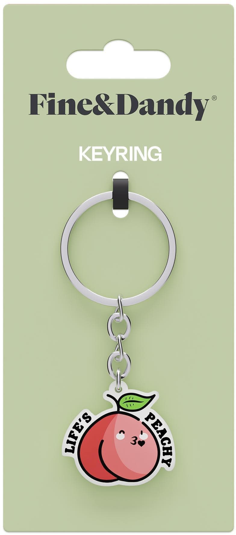 Fine & Dandy Lifes Peachy Keyring