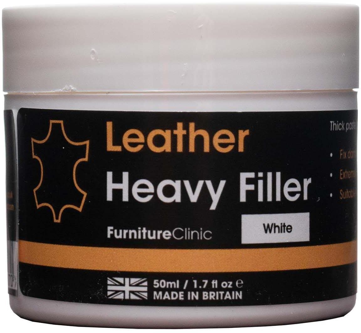 Furniture Clinic Leather Repair Filler 50ml White