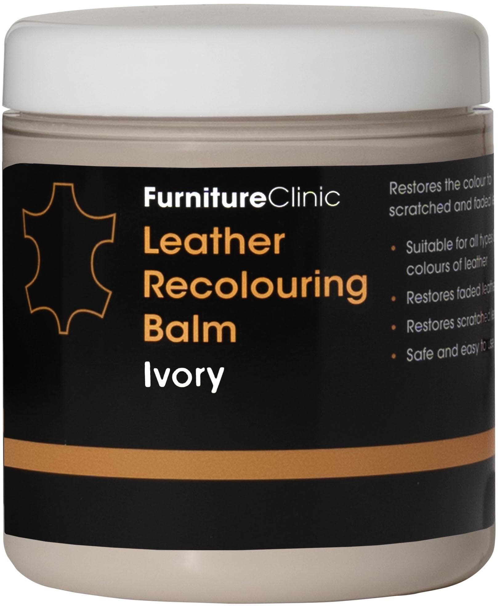Furniture Clinic Leather Recolouring Balm - Ivory