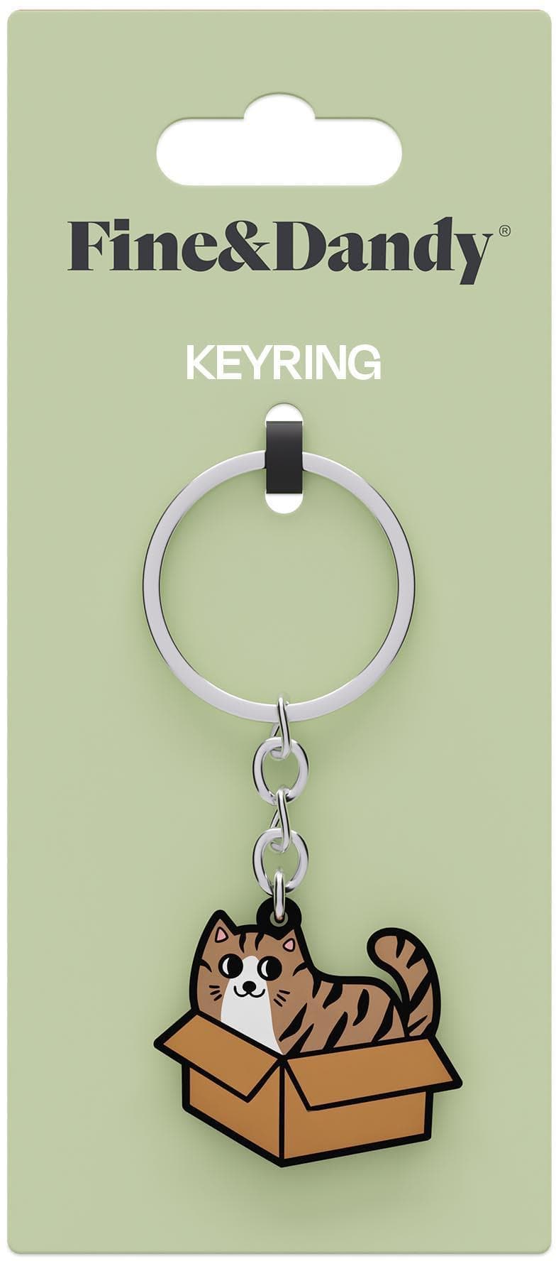Fine & Dandy Tabby Cat Keyring