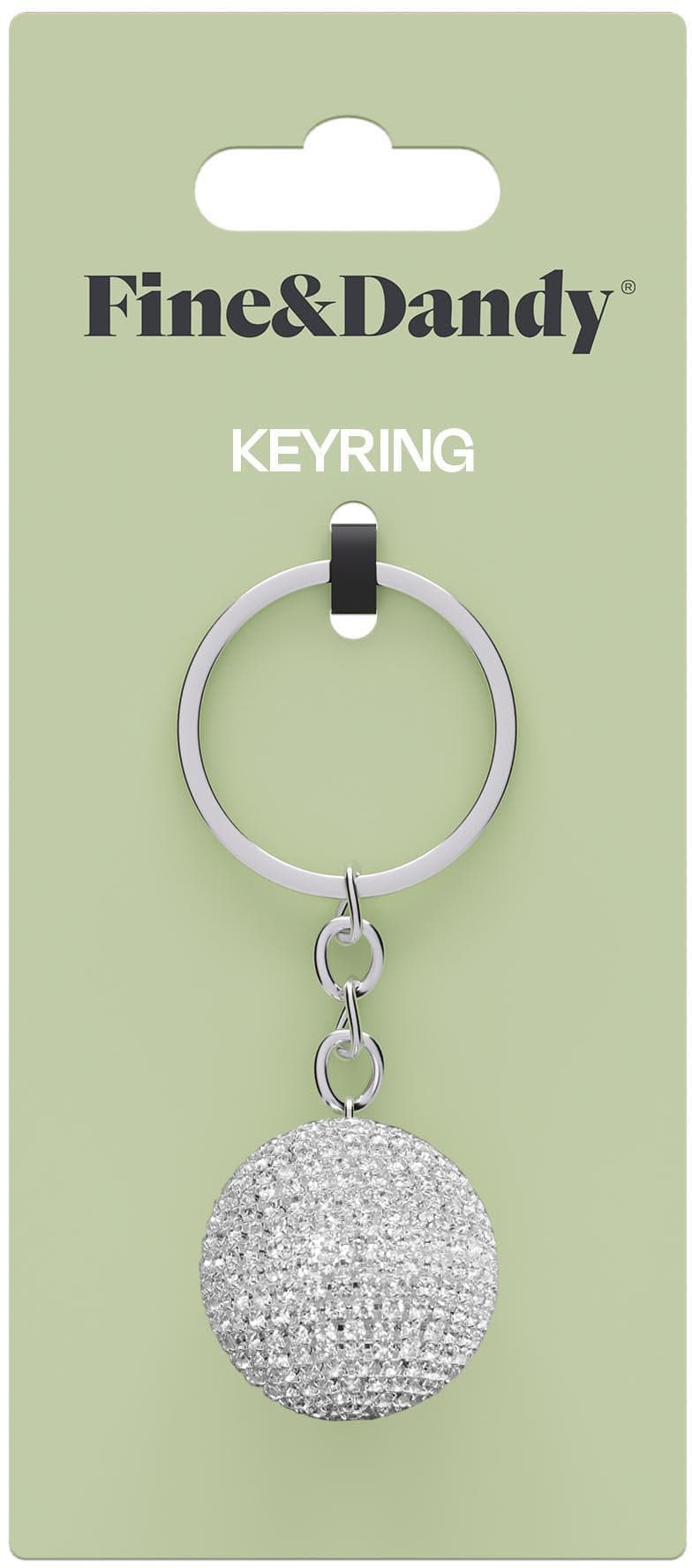 Fine & Dandy Disco Ball Keyring