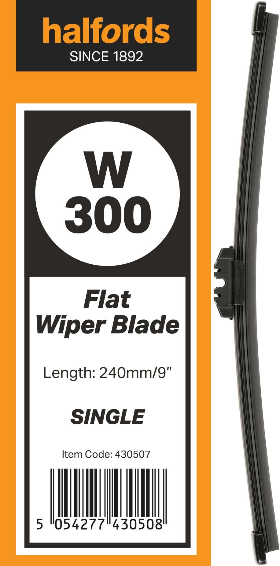 Halfords Rear Flat Wiper W300