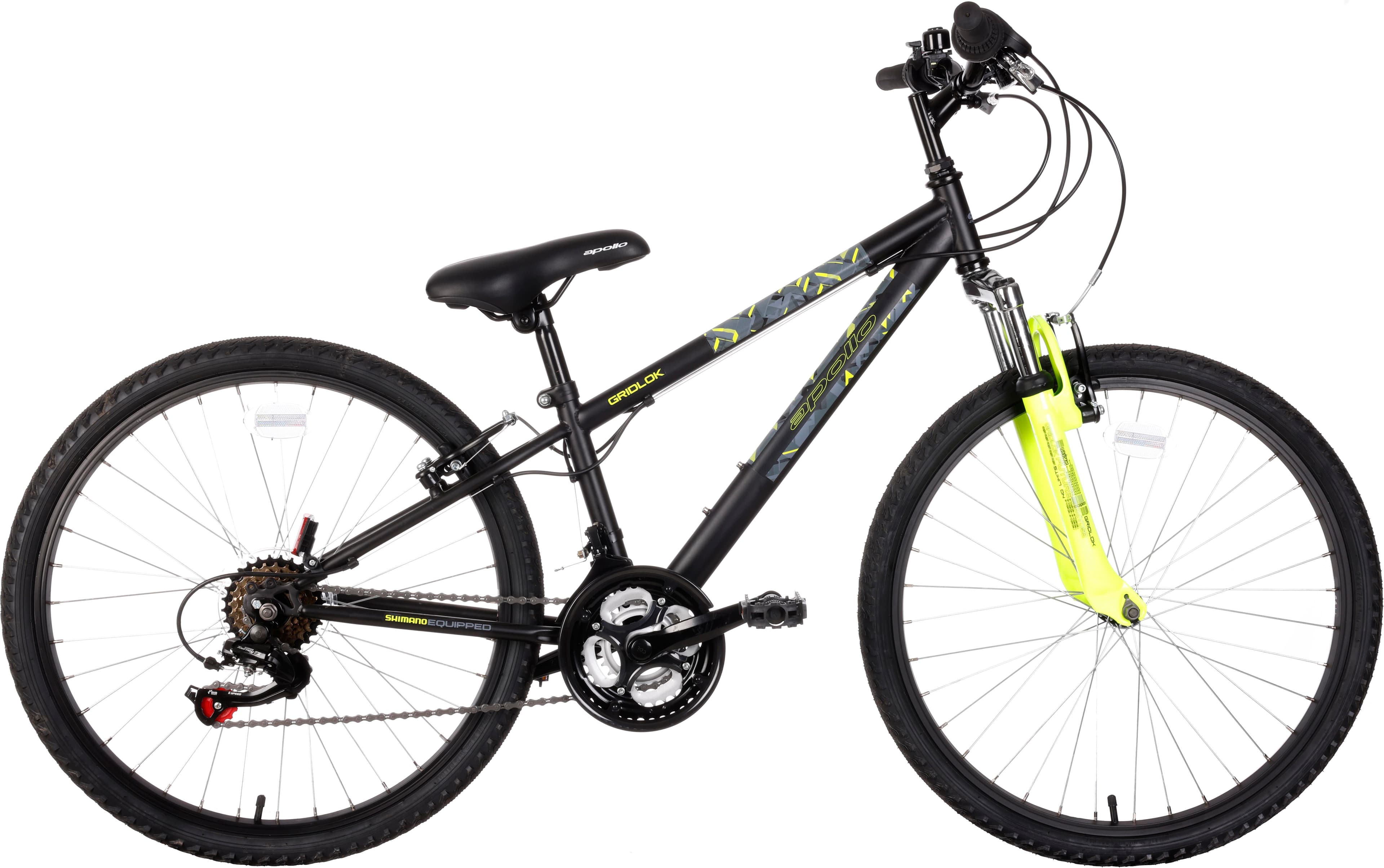 Apollo Gridlok Junior Mountain Bike - 24 inch Wheel