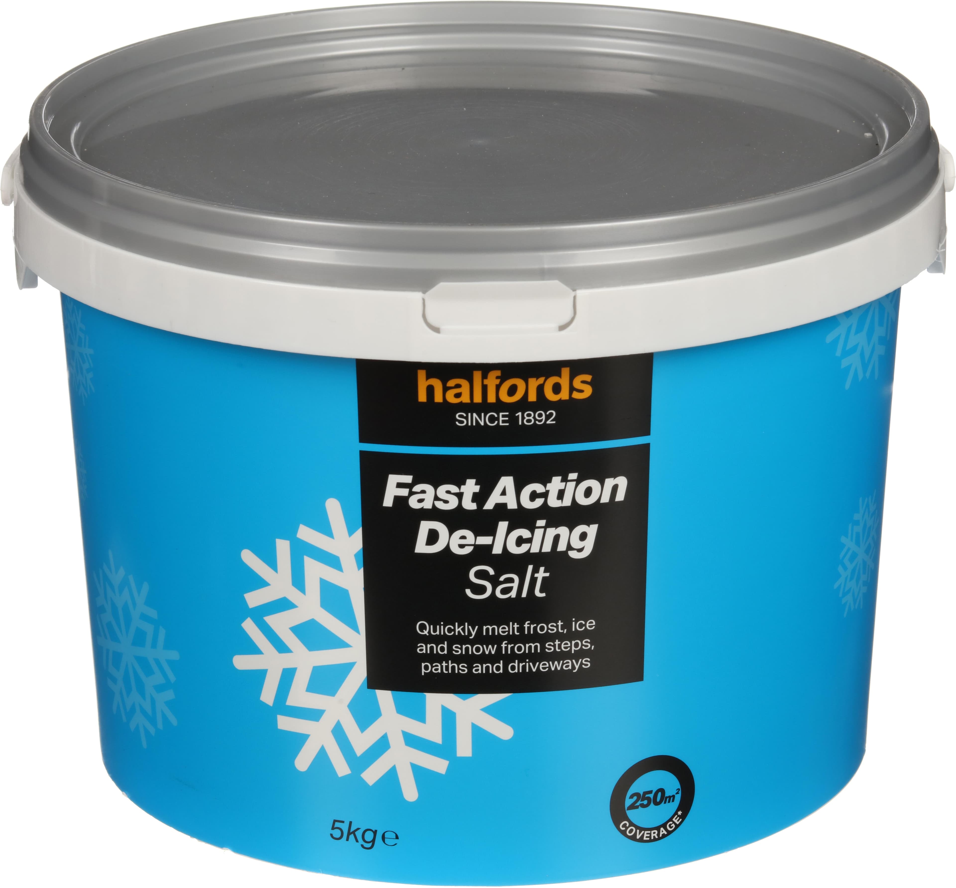 Halfords 5Kg De Icing Salt tub
