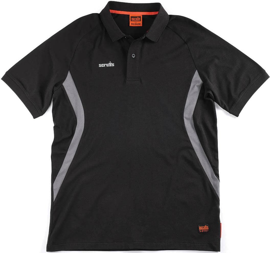 Scruffs Tech Polo Black XXL