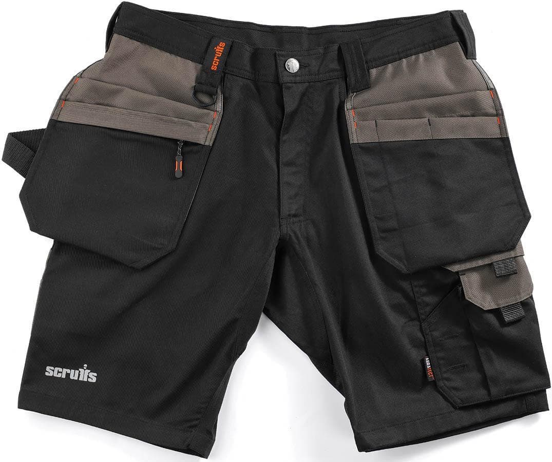 Scruffs Worker Plus Holster Shorts Black 28