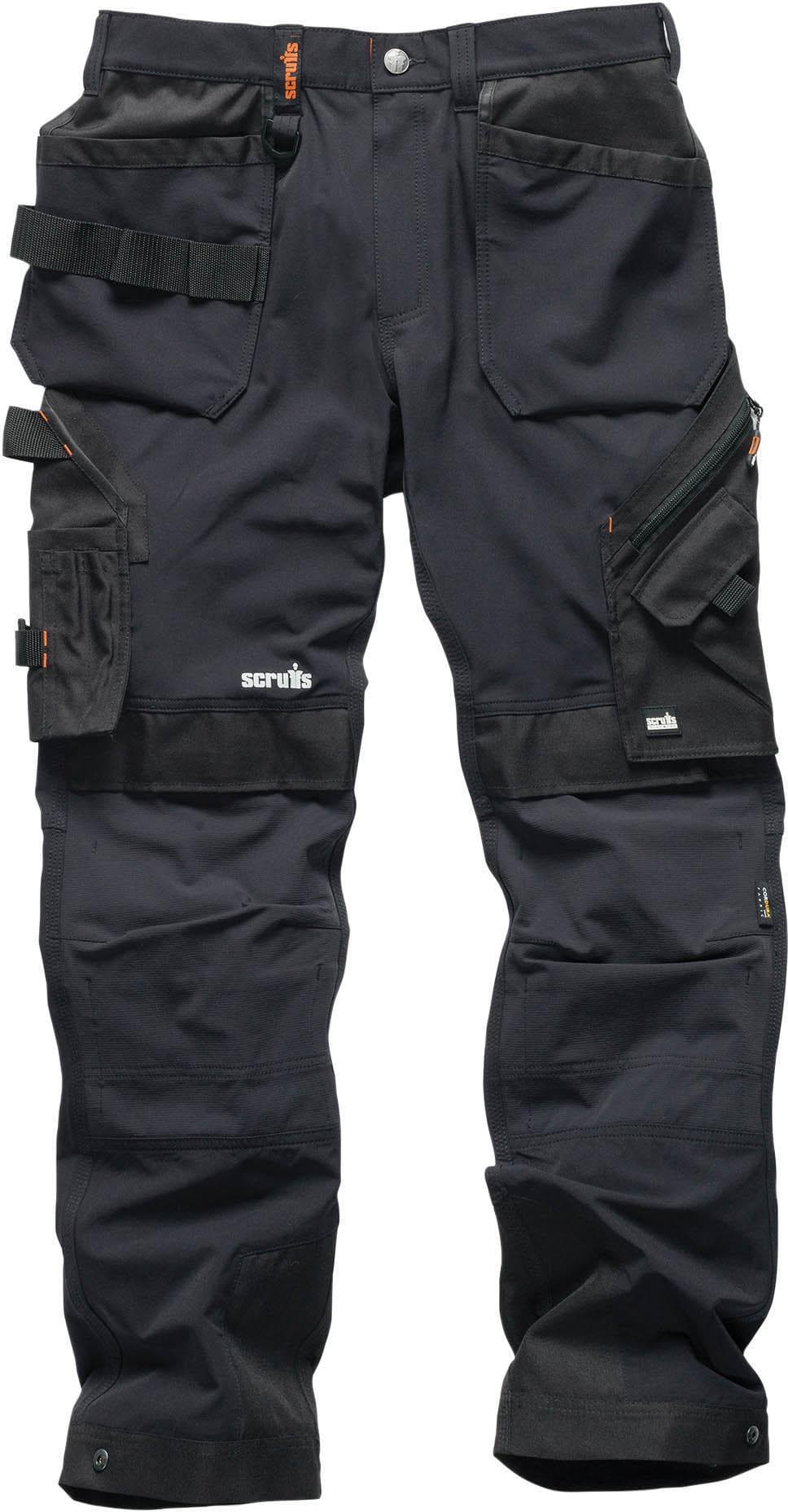 Scruffs Pro Flex Plus Holster Trousers Black 36S