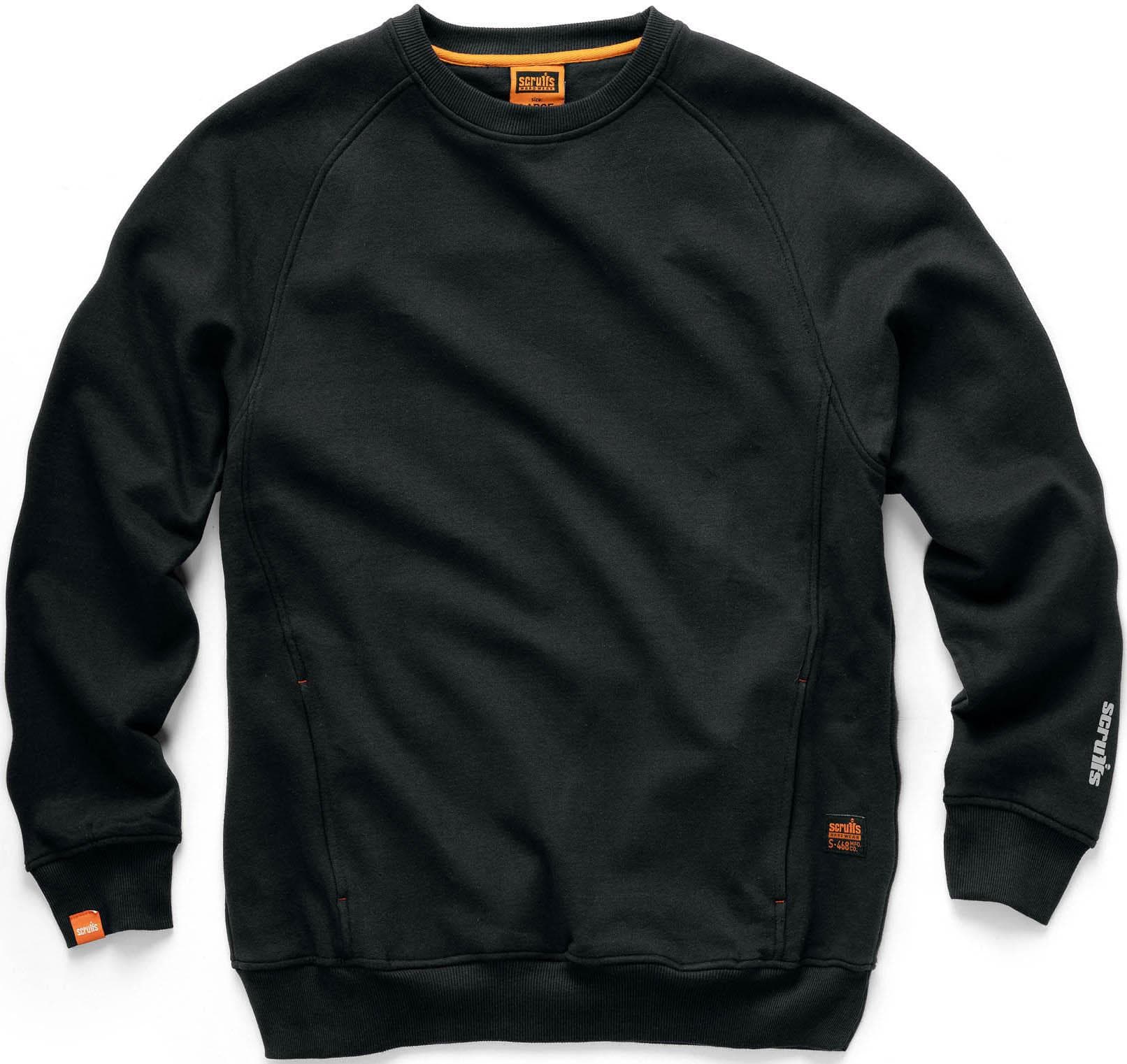 Scruffs Eco Worker Sweatshirt Black XXXL