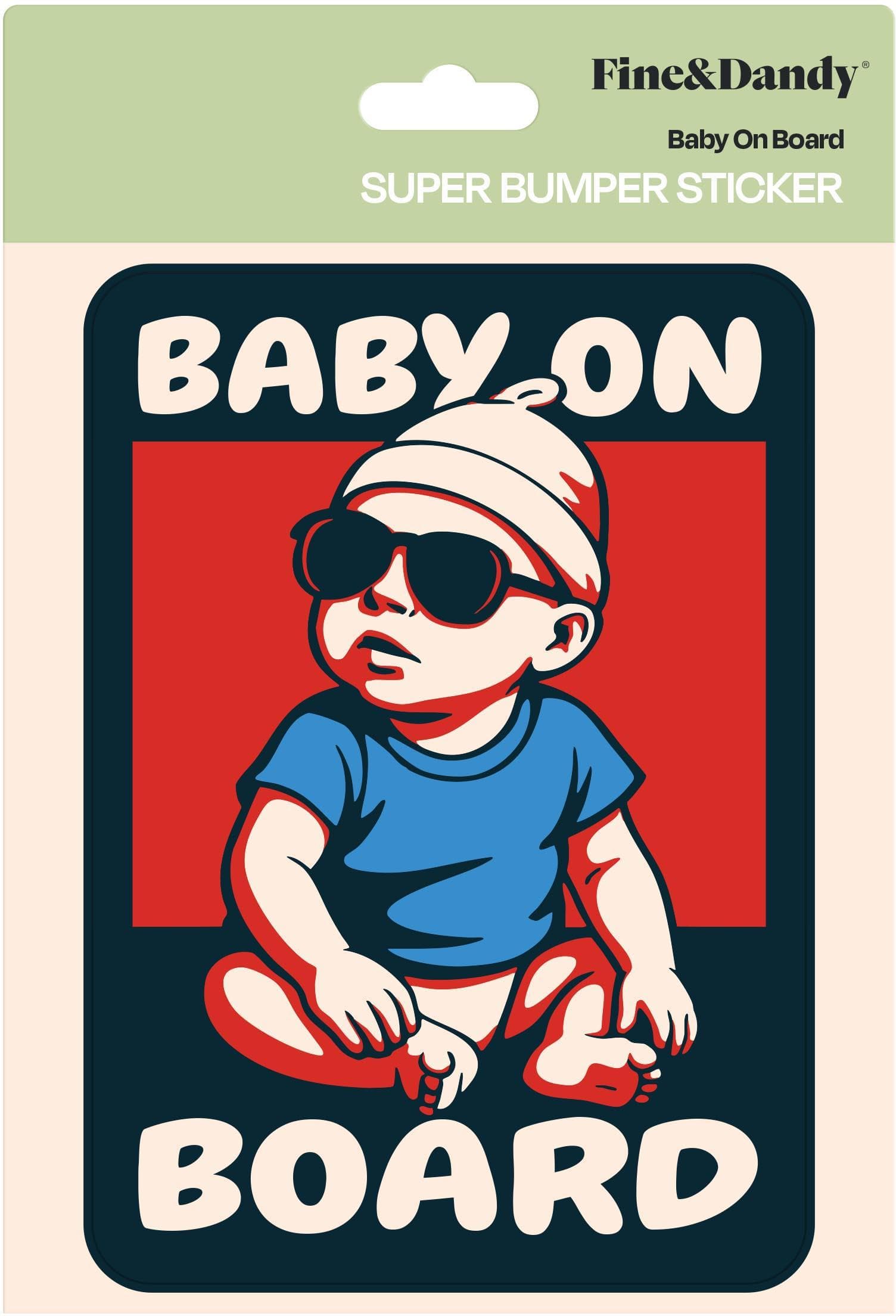 Baby On Board Bumper Sticker