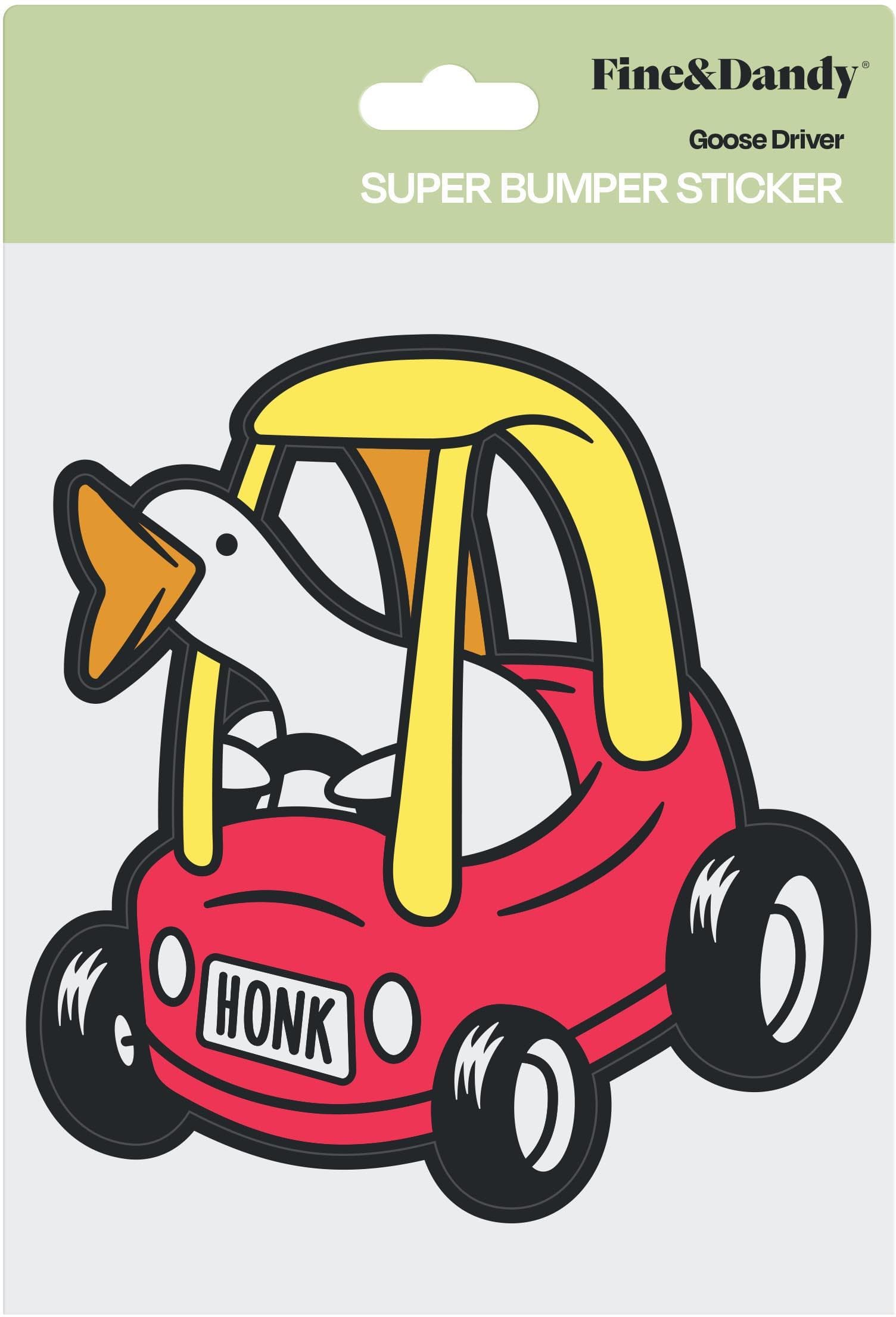 Goose Driver Bumper Sticker