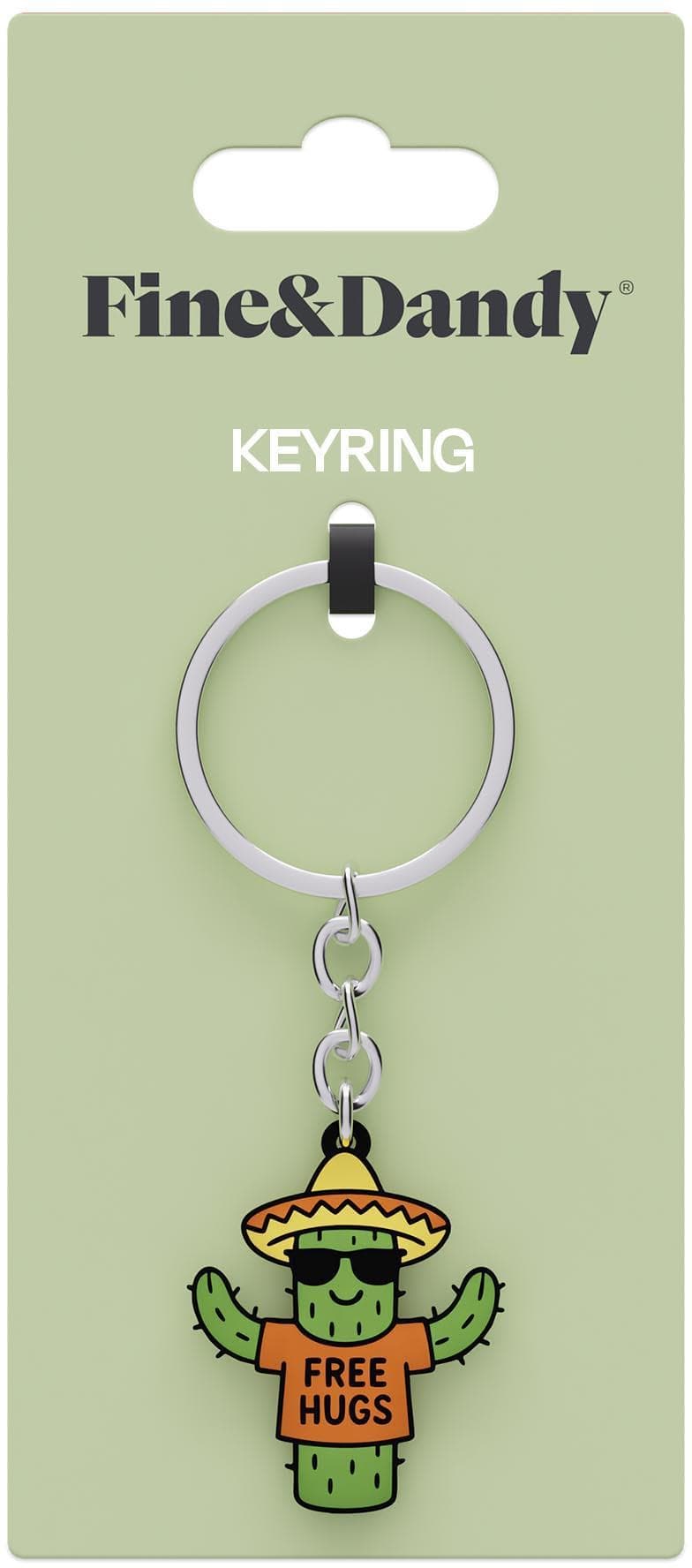 Fine & Dandy Free Hugs Keyring