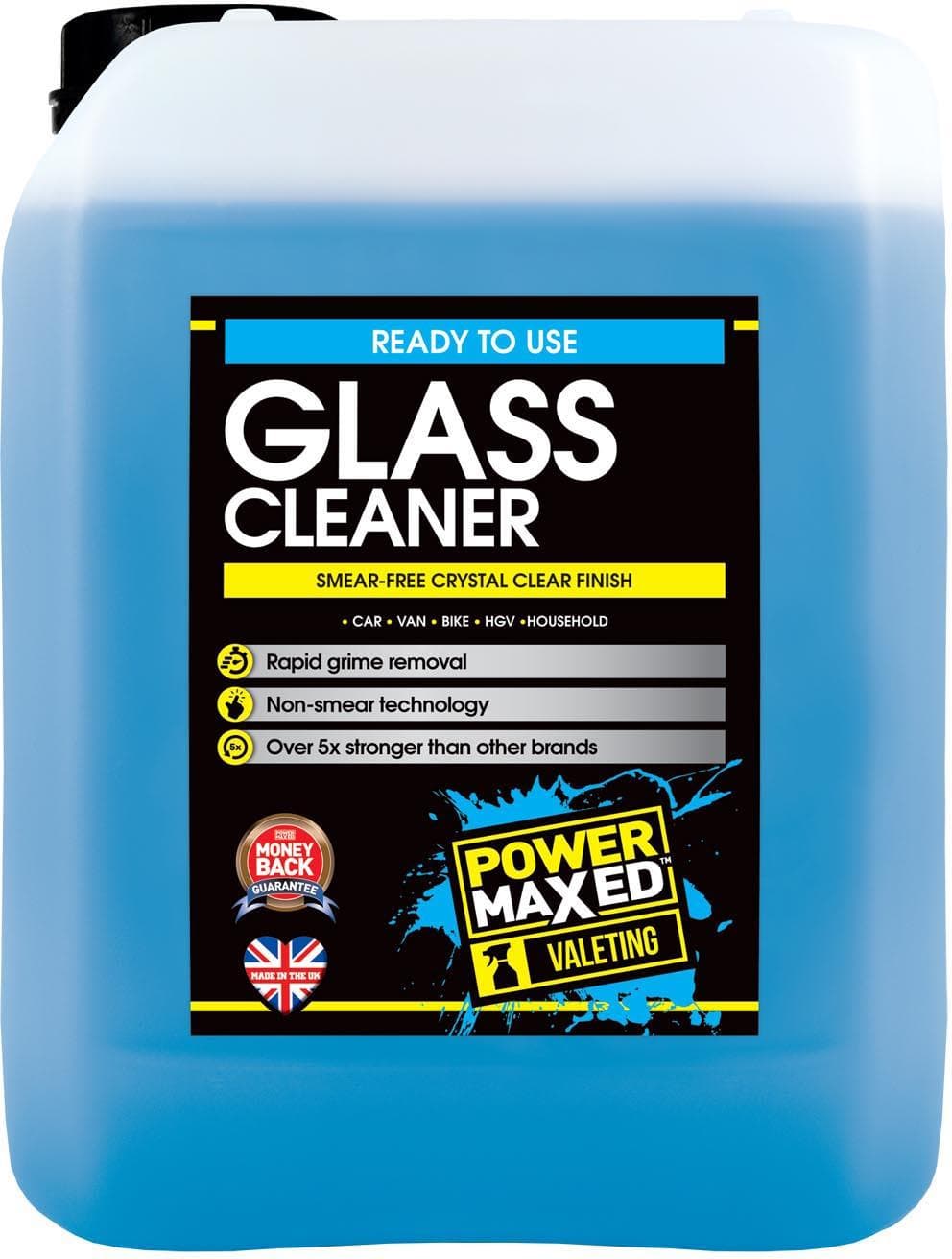 Power Maxed Glass Cleaner 5L