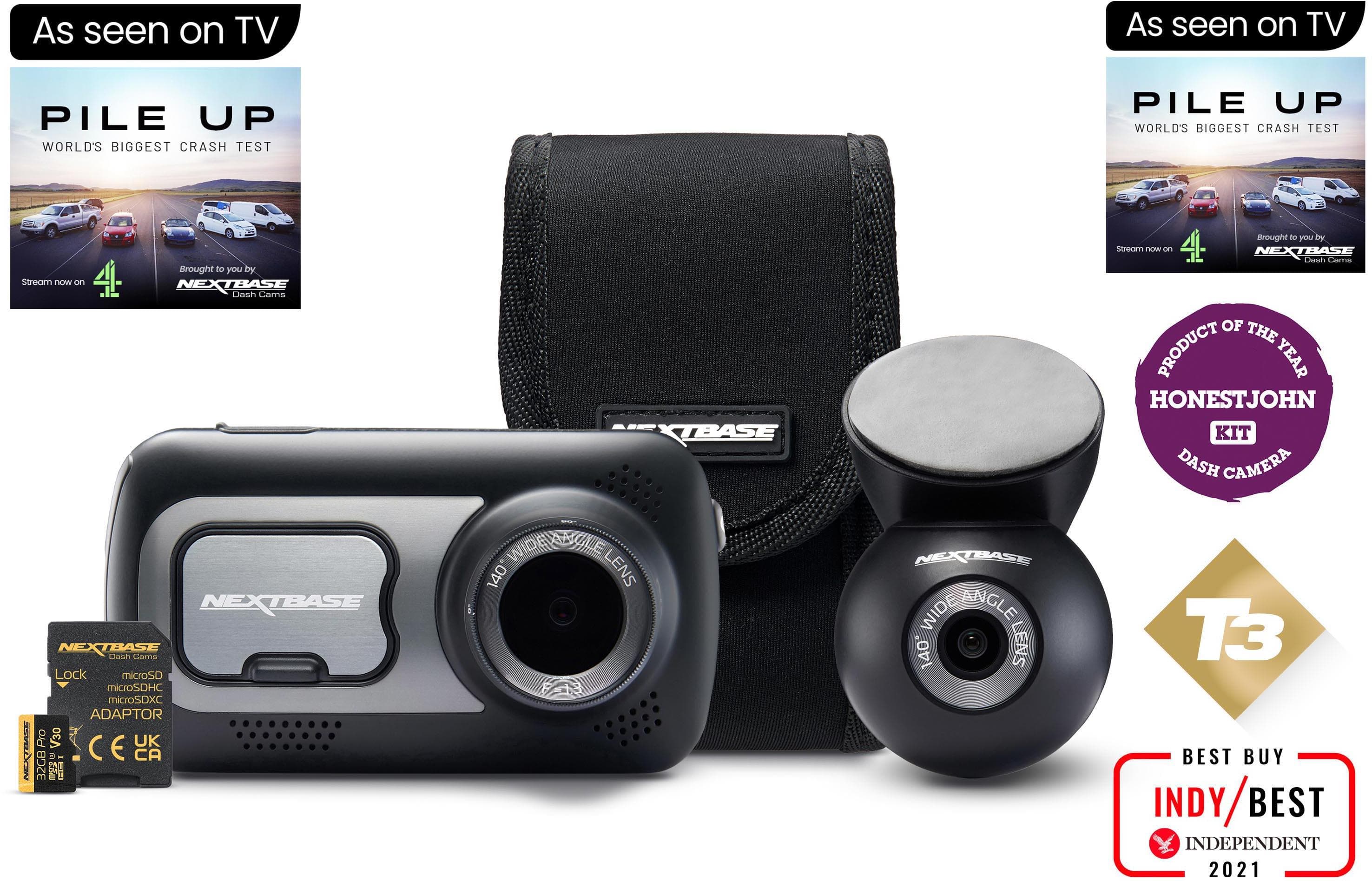 Nextbase 522GW Front & Rear Dash Cam Bundle