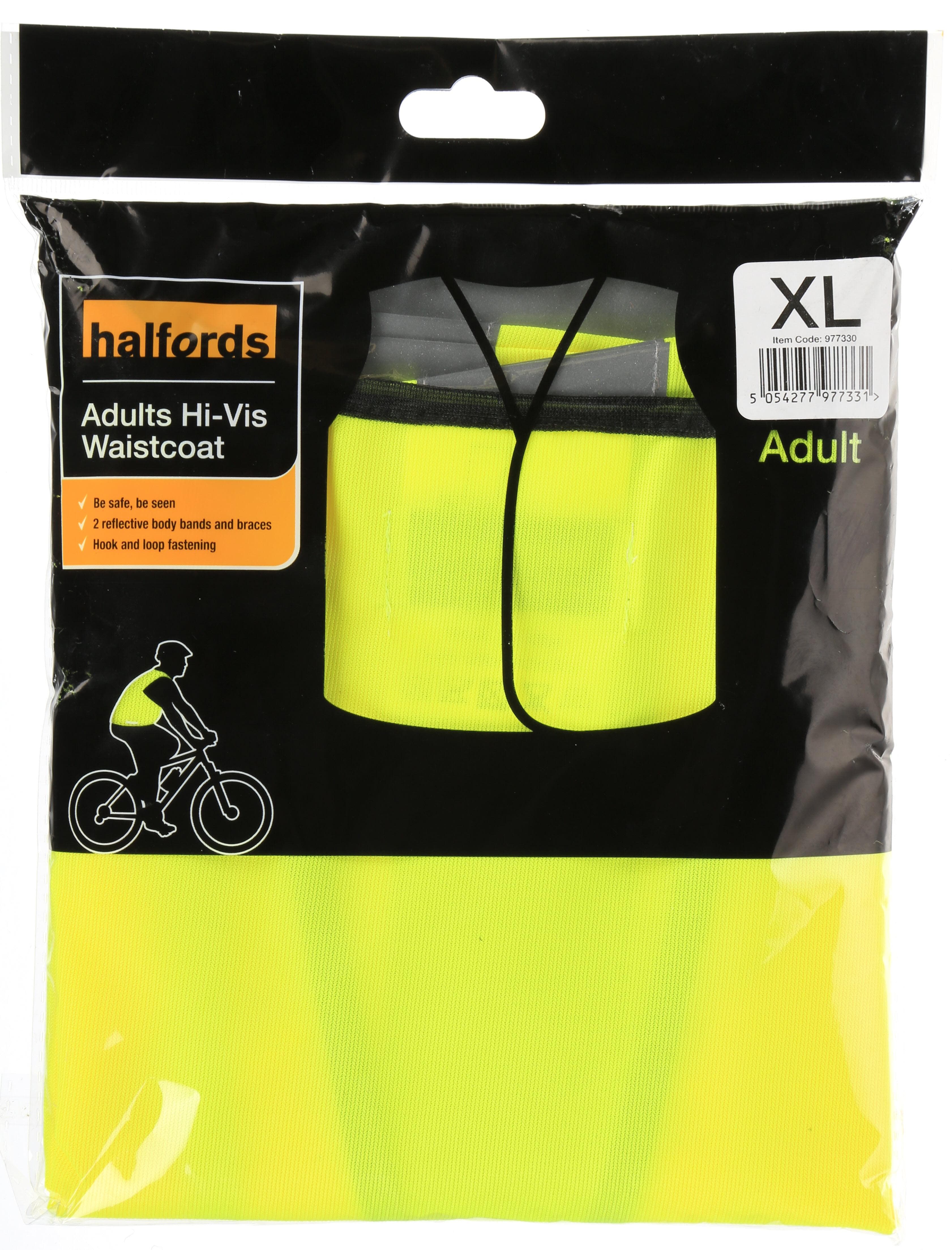 Halfords Hi-Vis Waistcoat - X Large