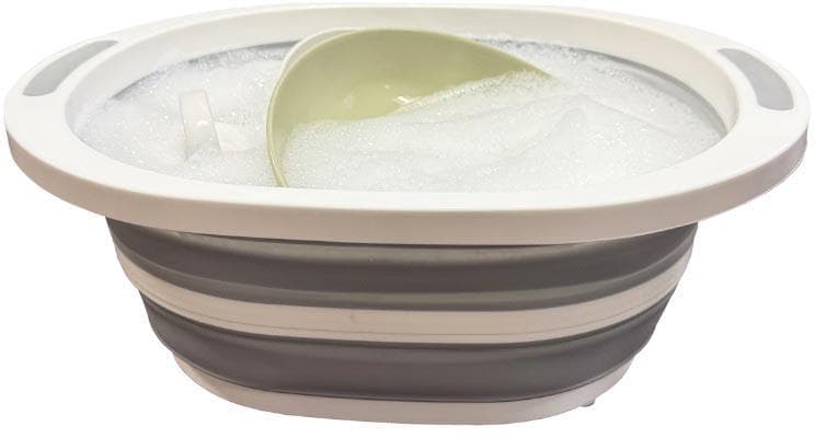 Olpro Silicone Folding Bowl with Cutting Board