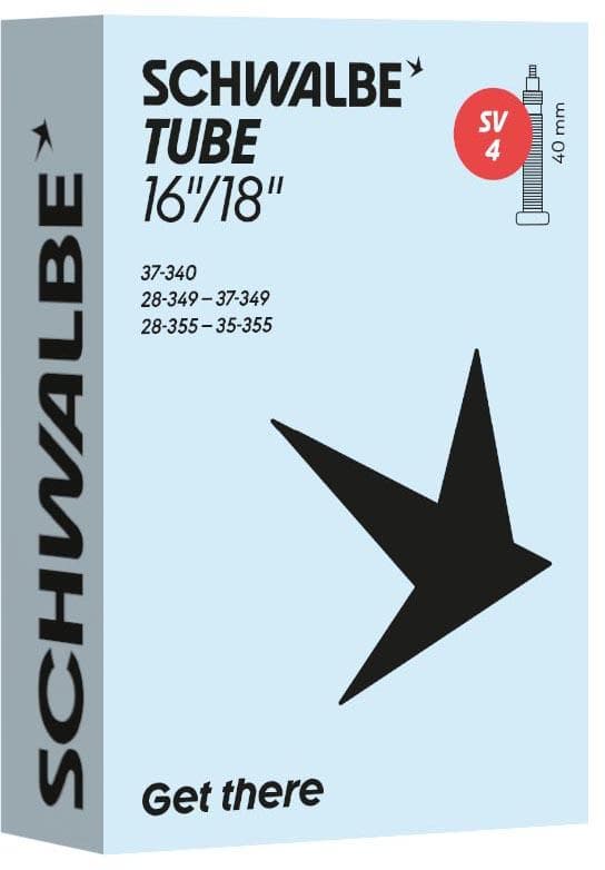 Schwalbe 16x1 3/8 inch Brompton Inner Tube, Presta Valve