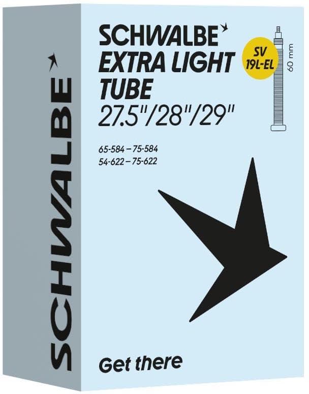 Schwalbe Extra Light MTB Presta Inner Tubes, 29x2.10-3.00 inch 60mm Valve