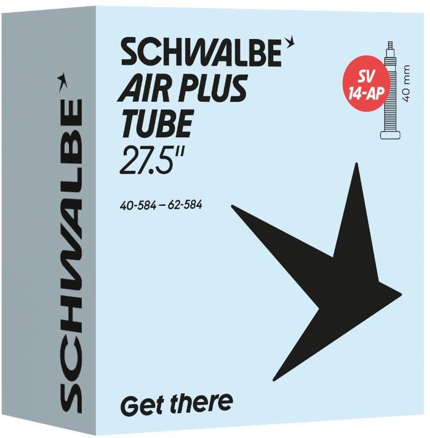 Schwalbe Air Plus Presta Inner Tubes, 27.5x1.50-2.40 inch