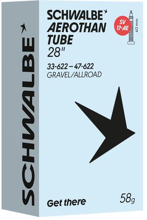 Schwalbe Aerothan TPU Lightweight 700c Inner Tubes, 700x33-47c 40mm Valve