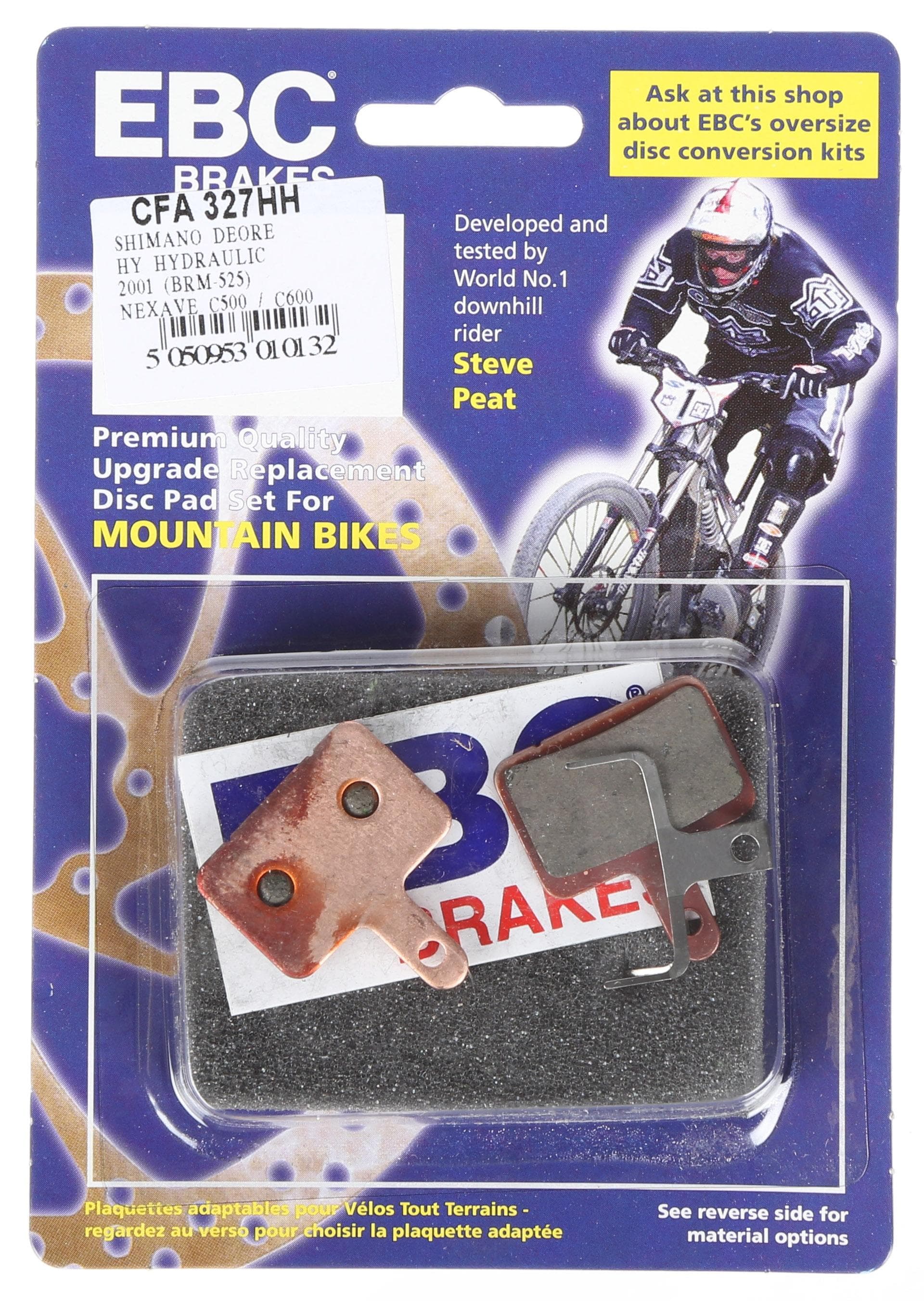 EBC Deore Hyd 525 Disc Brake Pads, Gold