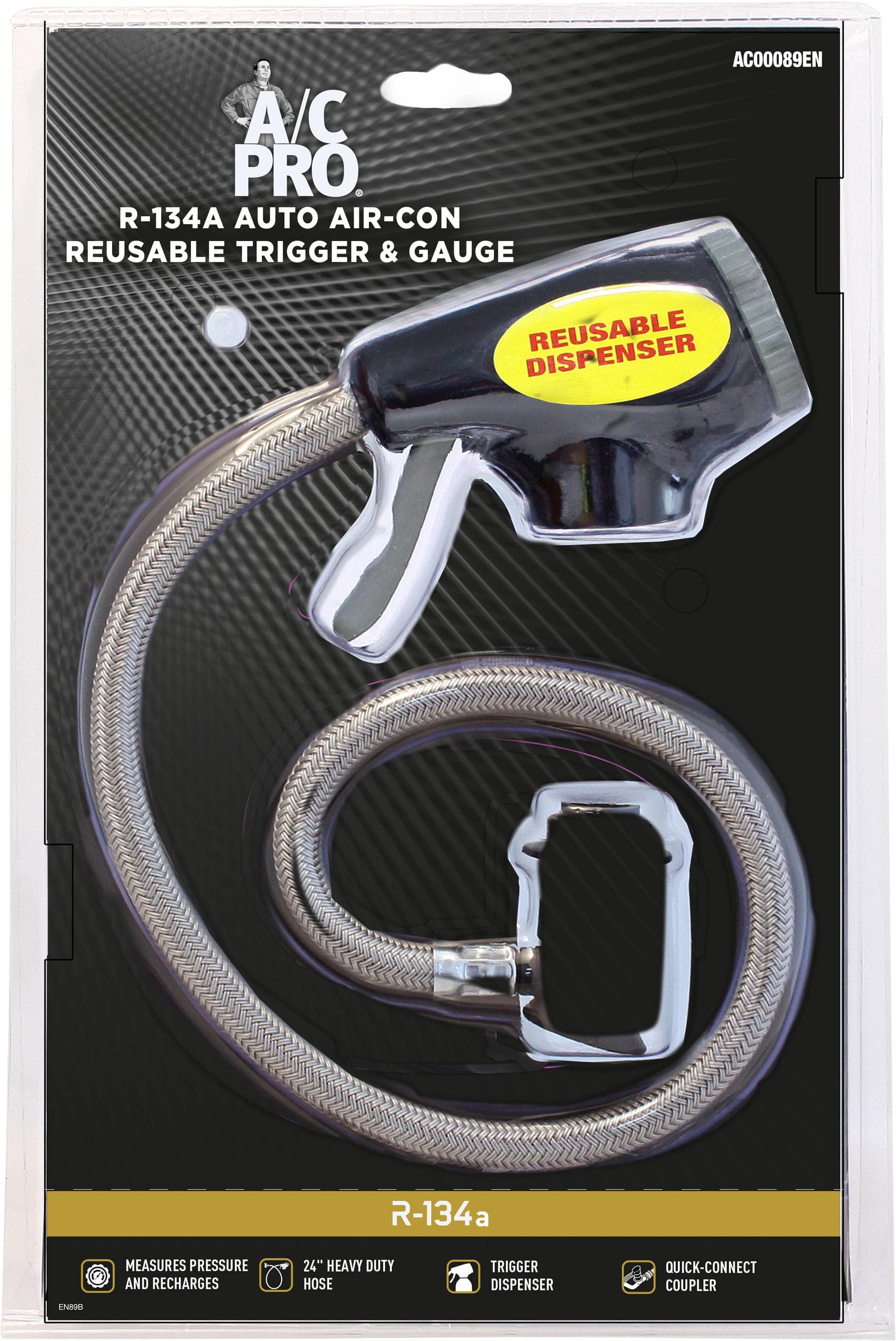 A/C Pro Air-Con Reusable Trigger & Gauge