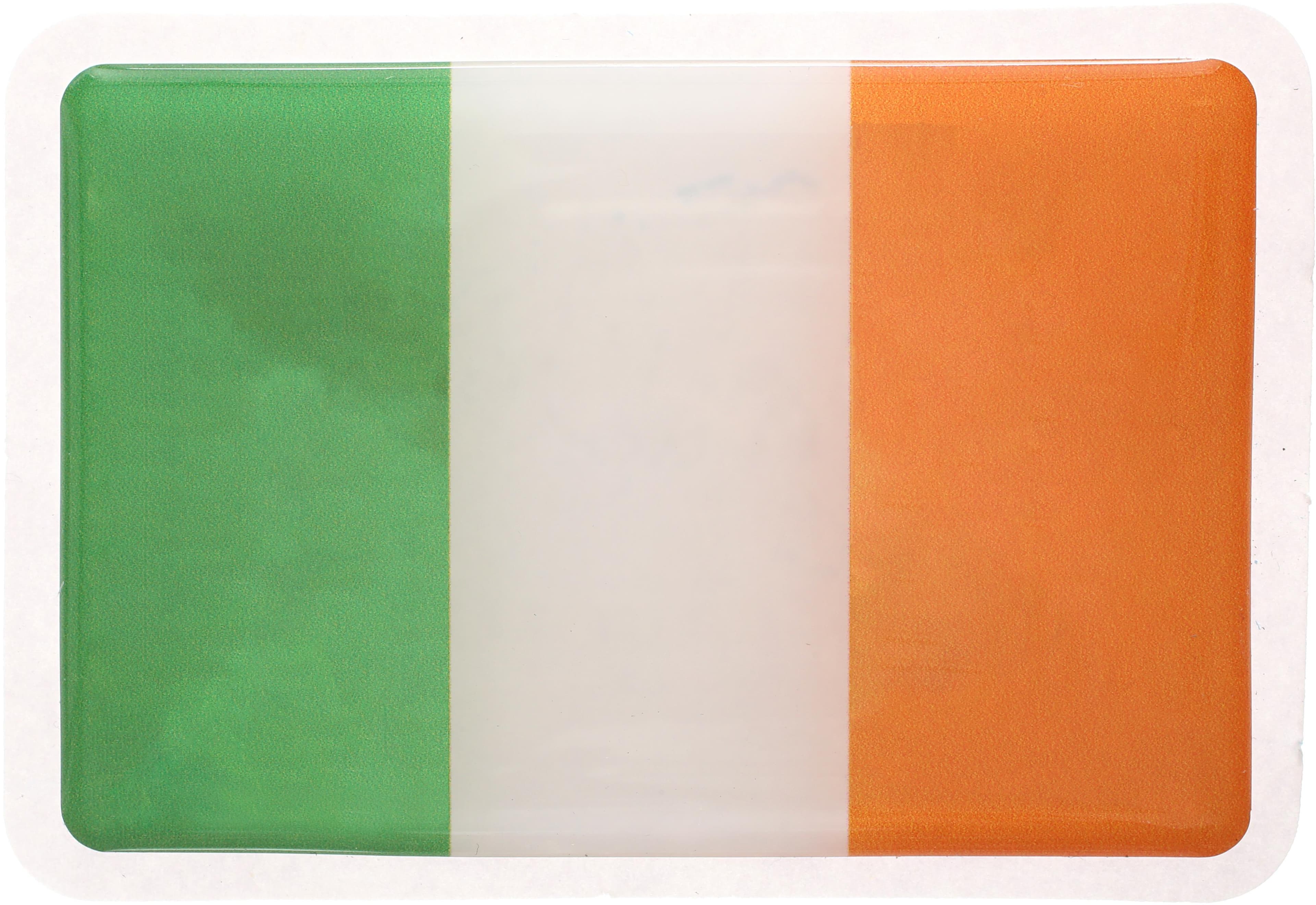 Irish Flag Resin Badge