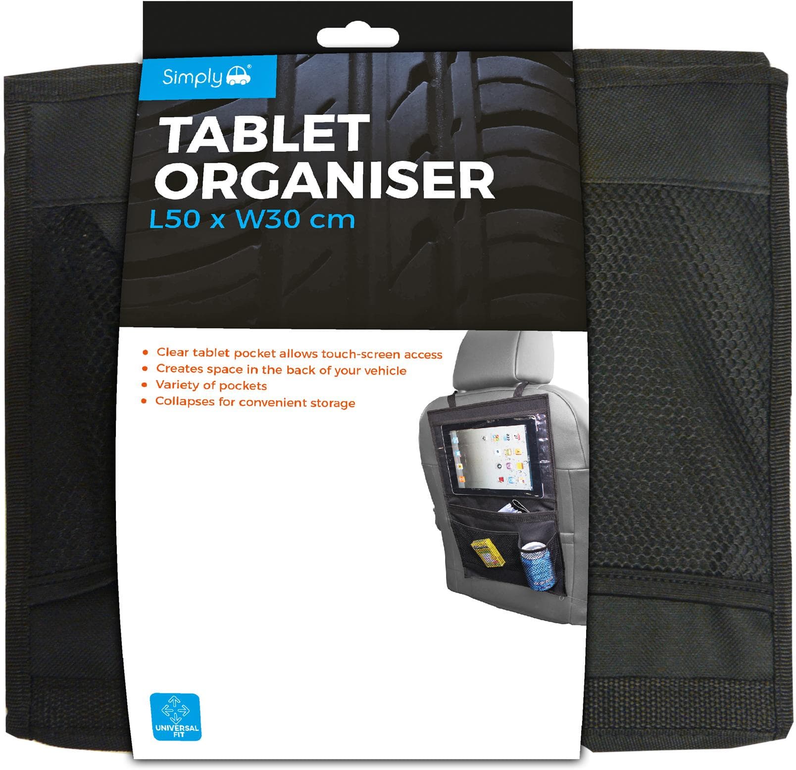 Tablet Back Seat Organiser