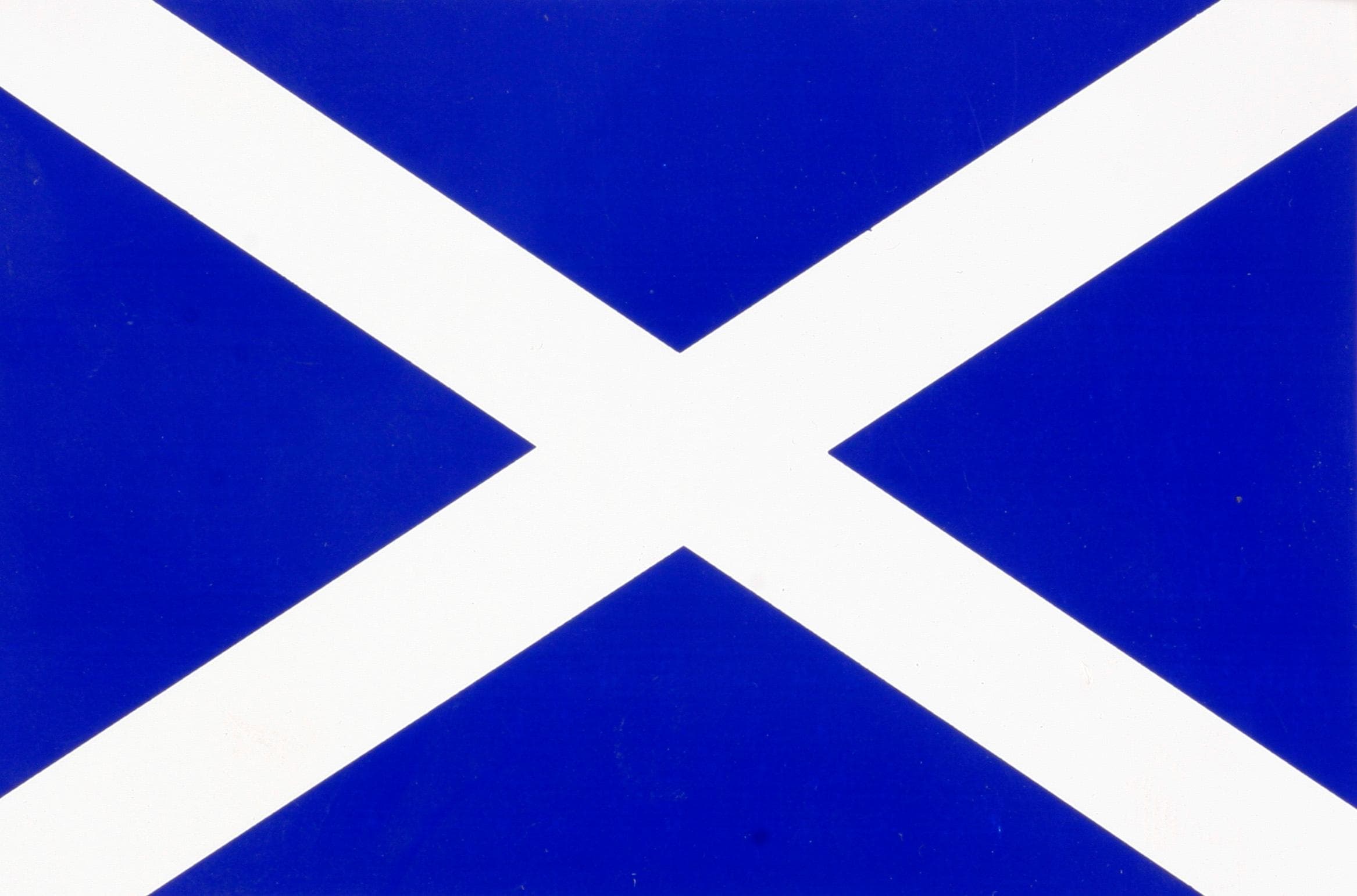 Scotland Flag Car Sticker - Medium