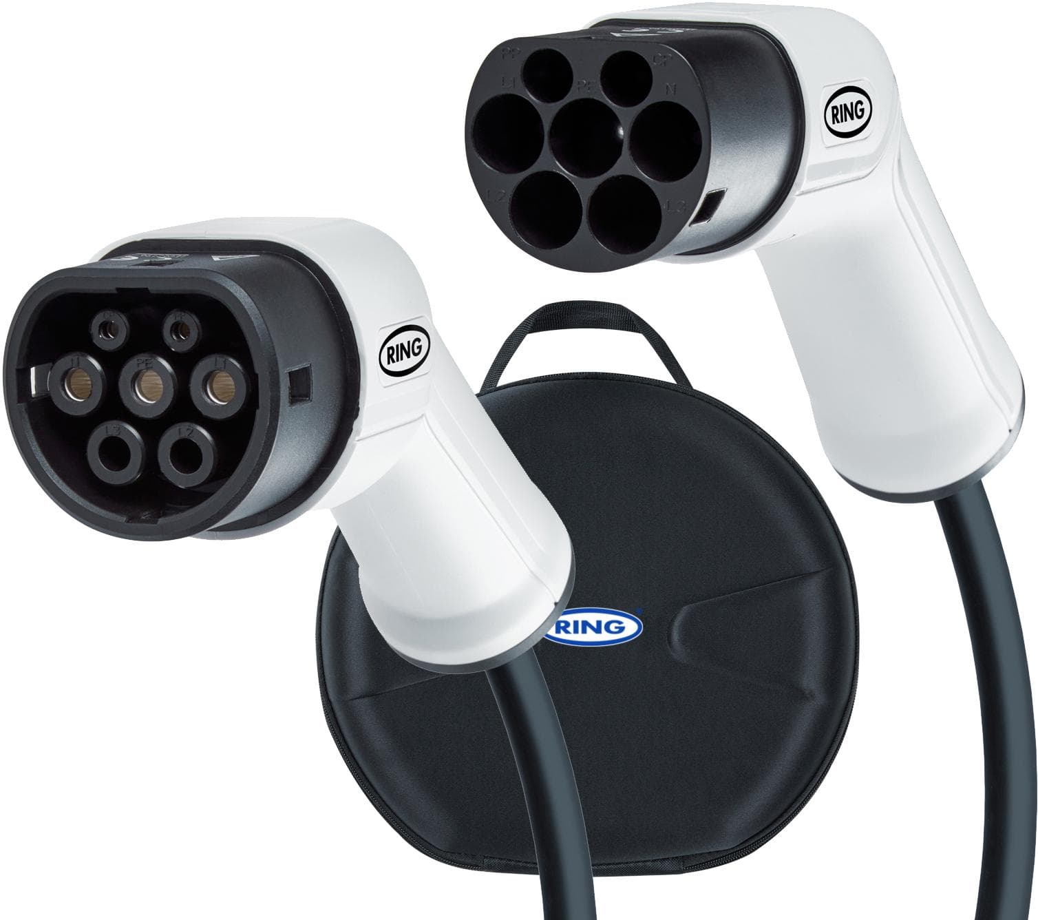 Ring EV Charge Cable Type2 2 3ph 32A 5m