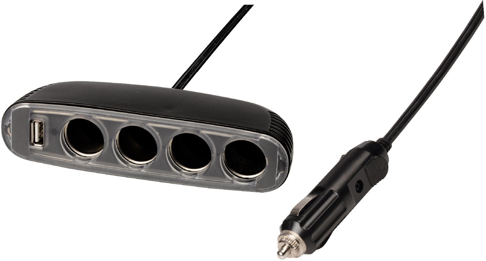 4 x 12V Power Sockets + 1 x USB