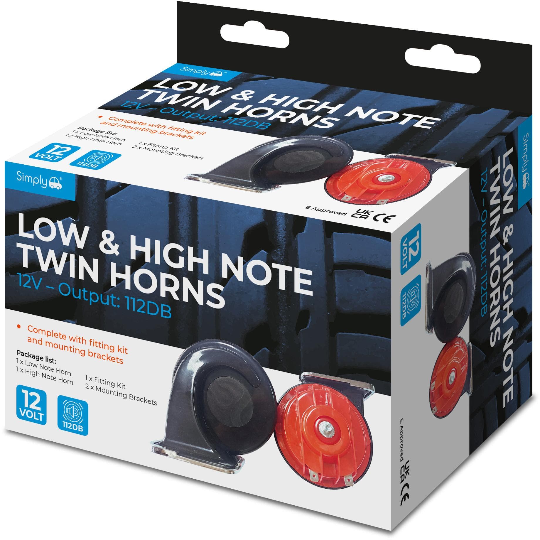 Low/High Note Twin Snail Horn Pack