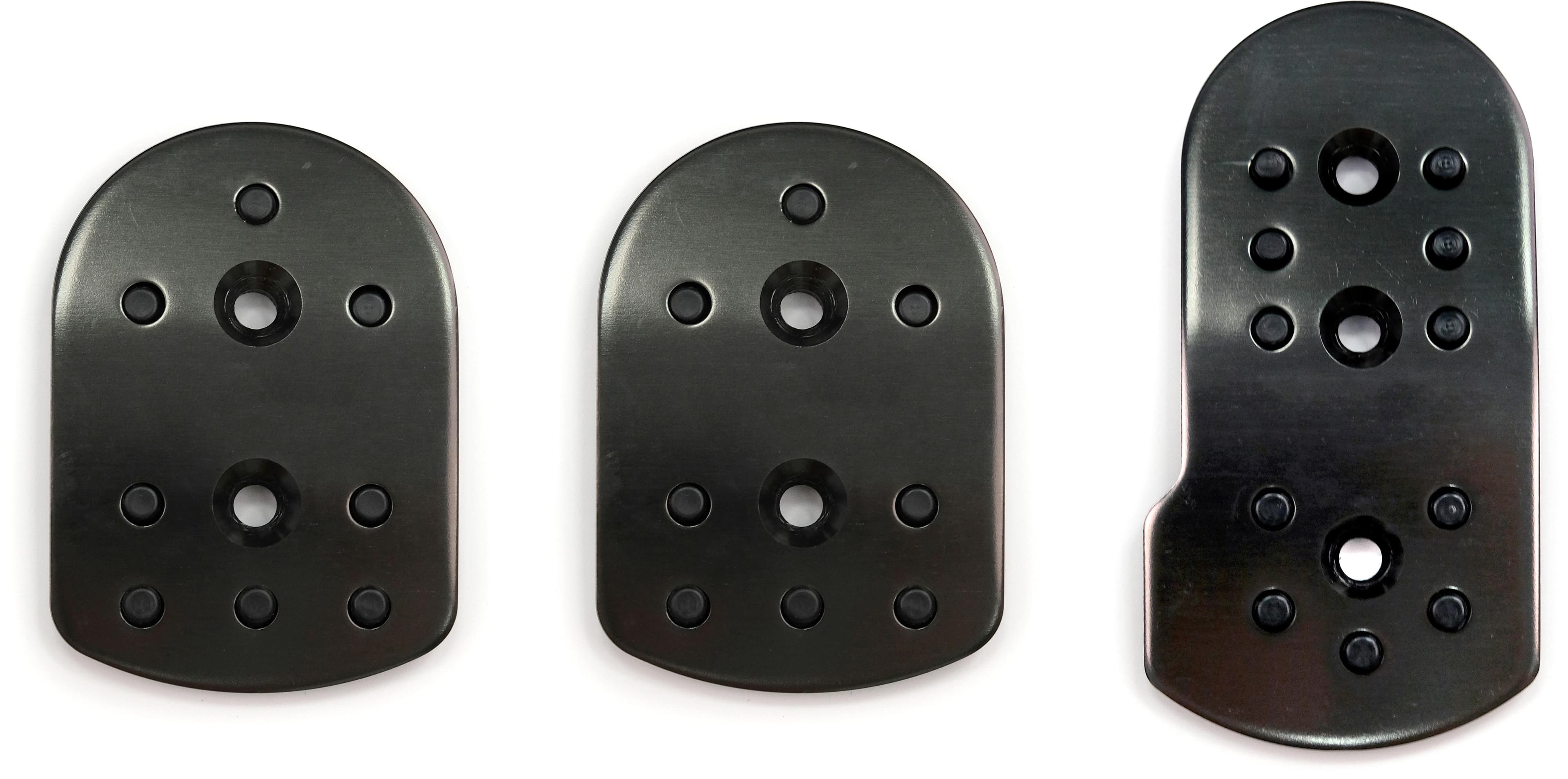 Halfords Competition Car Pedal Set - Black Chrome