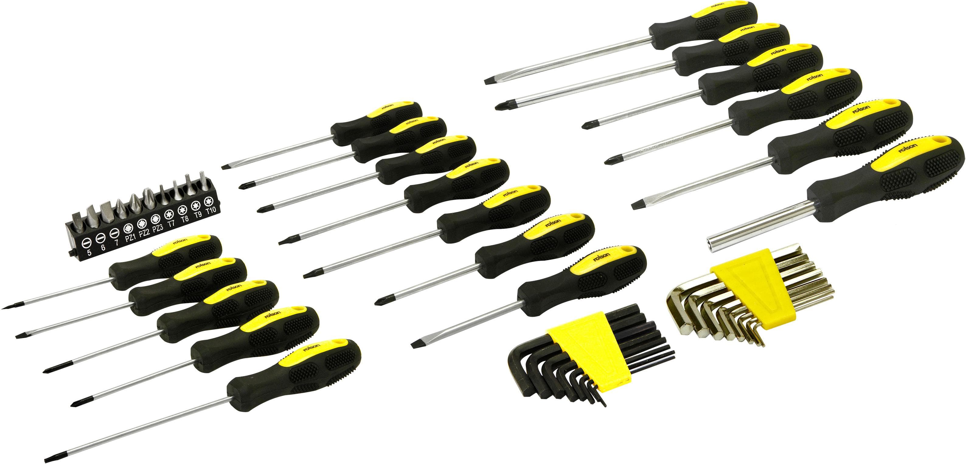 Rolson 44pc Screwdriver Set