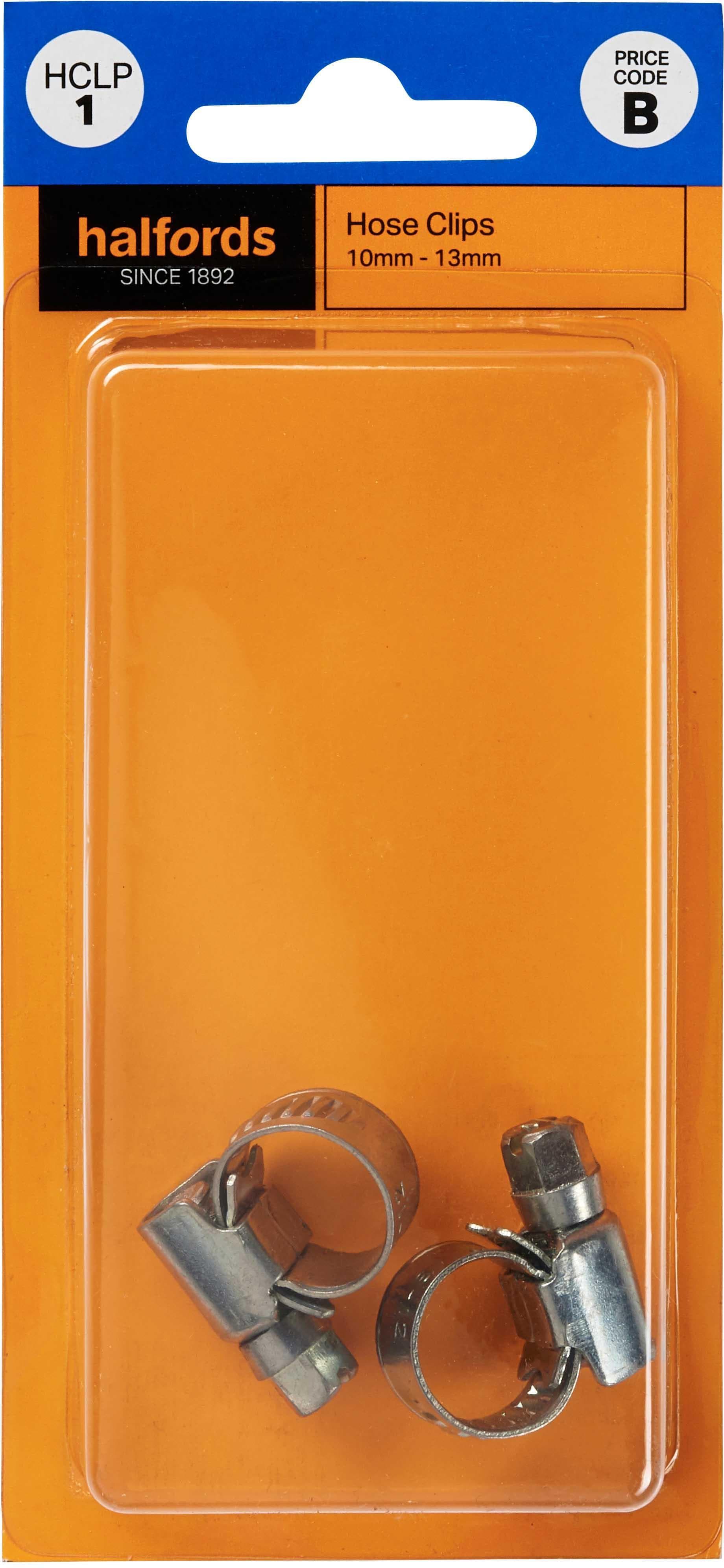 Halfords Hose Clips 8-12mm (HCLP1) - 2 Pack