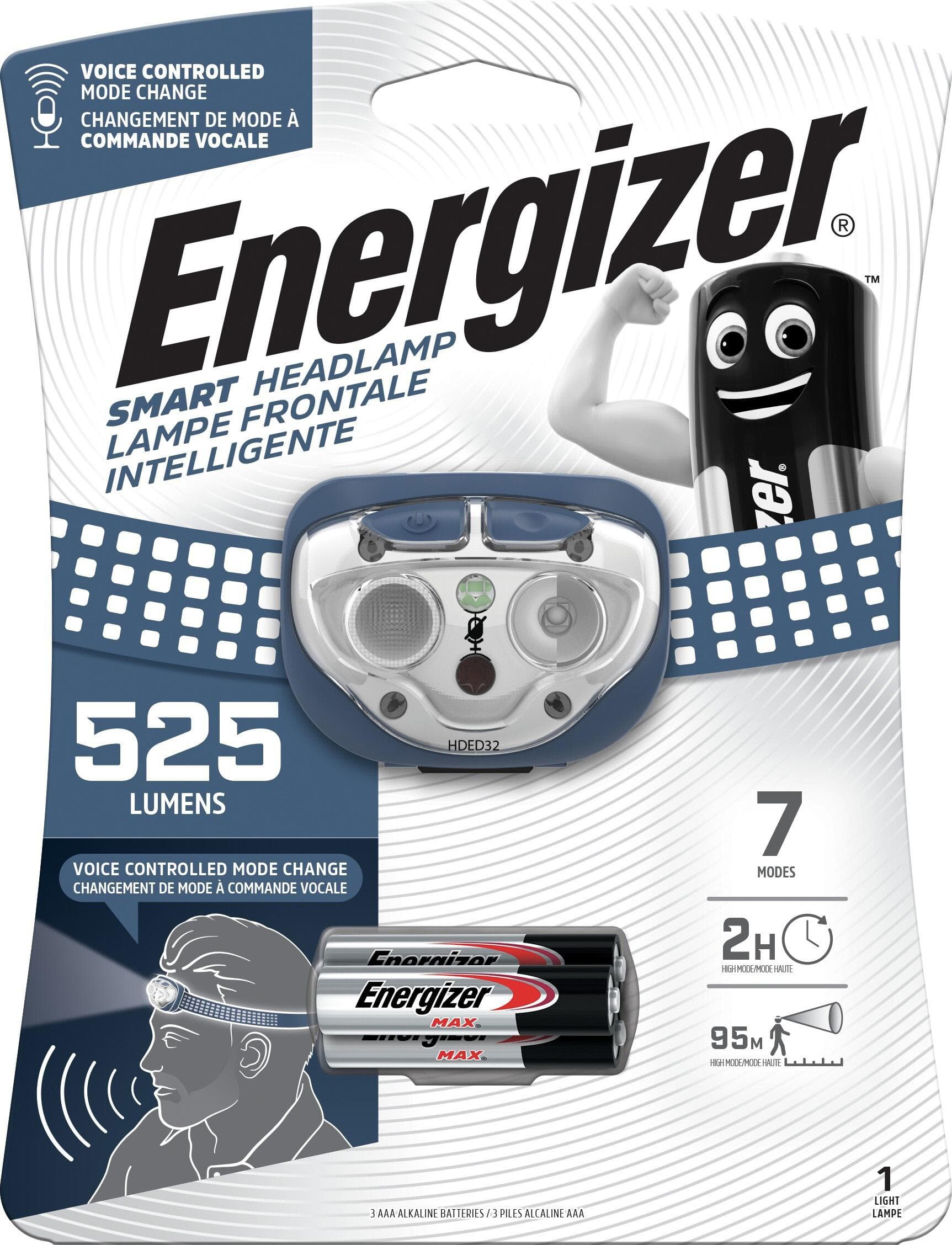Energizer Smart Voice Activated Head Torch
