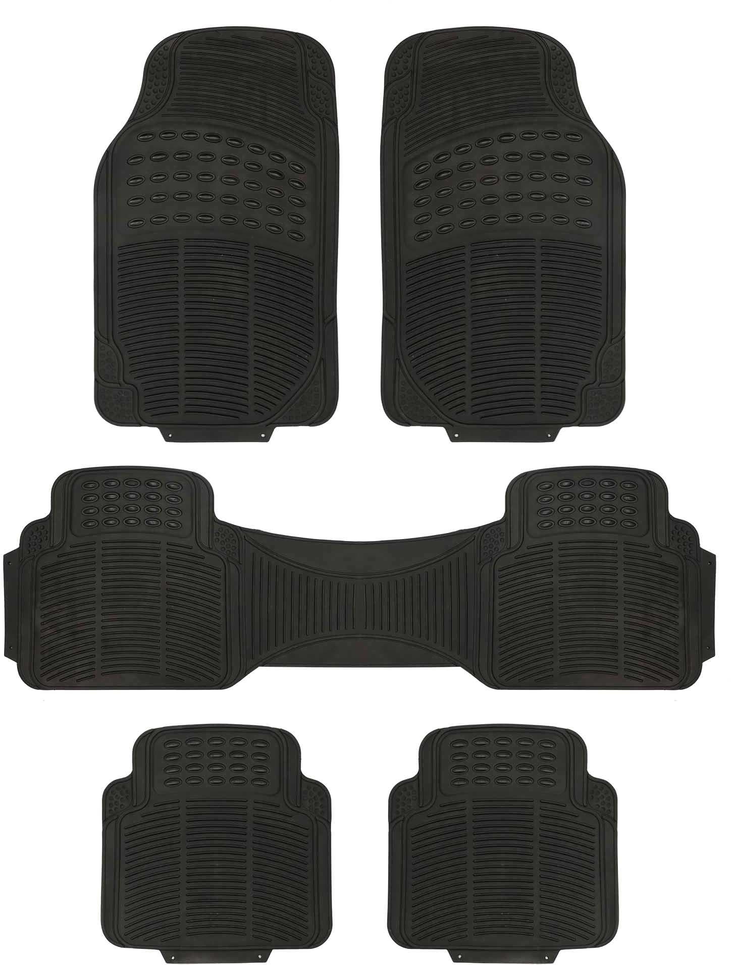 Streetwize MPV 7-Seater Durable Rubber Mat Set