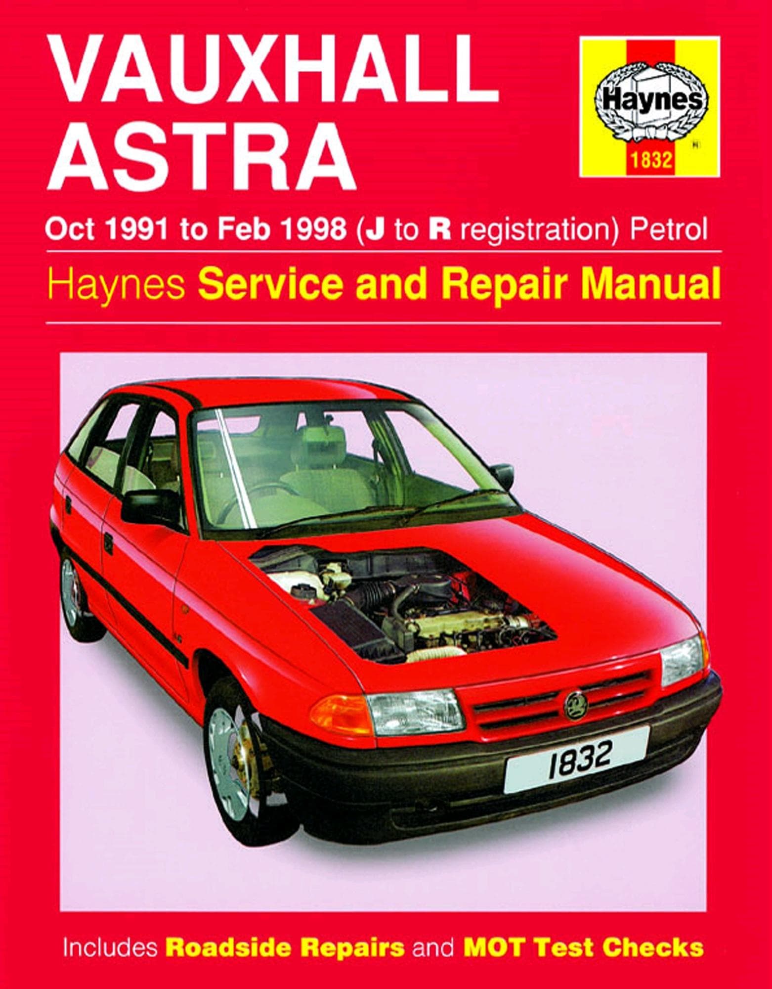 Haynes Vauxhall Astra (Oct 91 - Feb 98) Manual