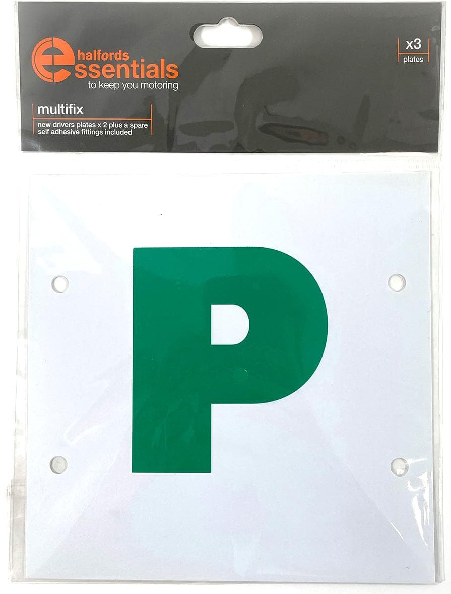 Halfords Multifix P Plates x3