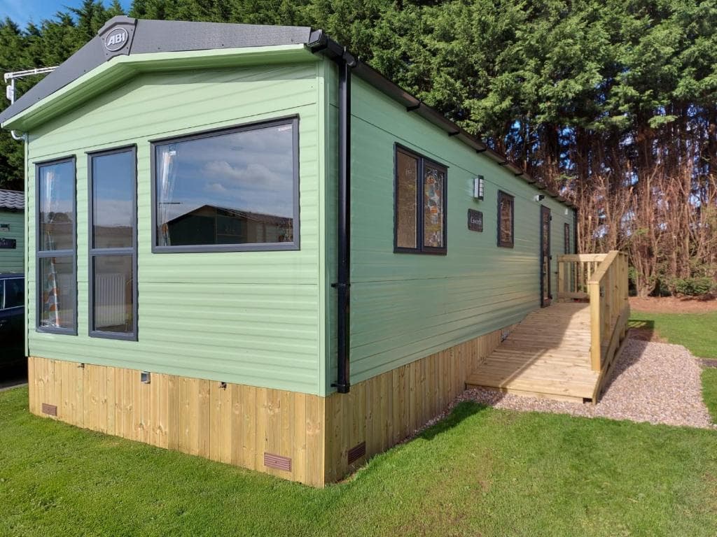 Accommodation at Rustling Pines at Knaresborough Lido in harrogate