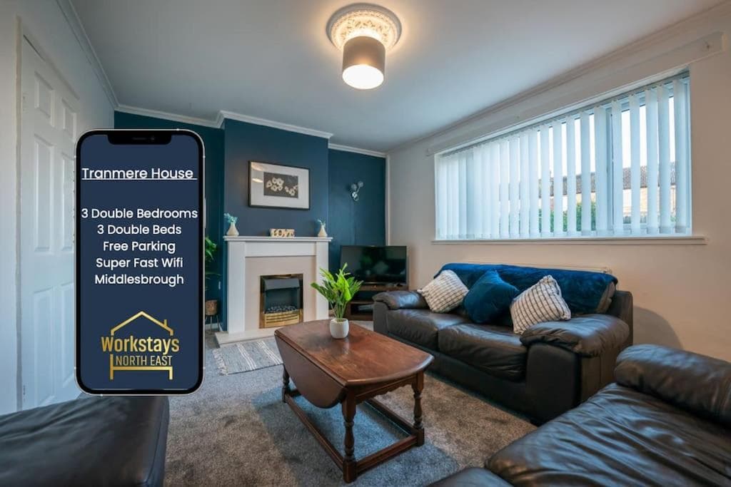 Tranmere House - Free Wifi - Free Parking - Workstays UK