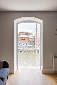 Luxury Apartment Woodsmill View - on the river - with balcony - Recently refurbished Image 1